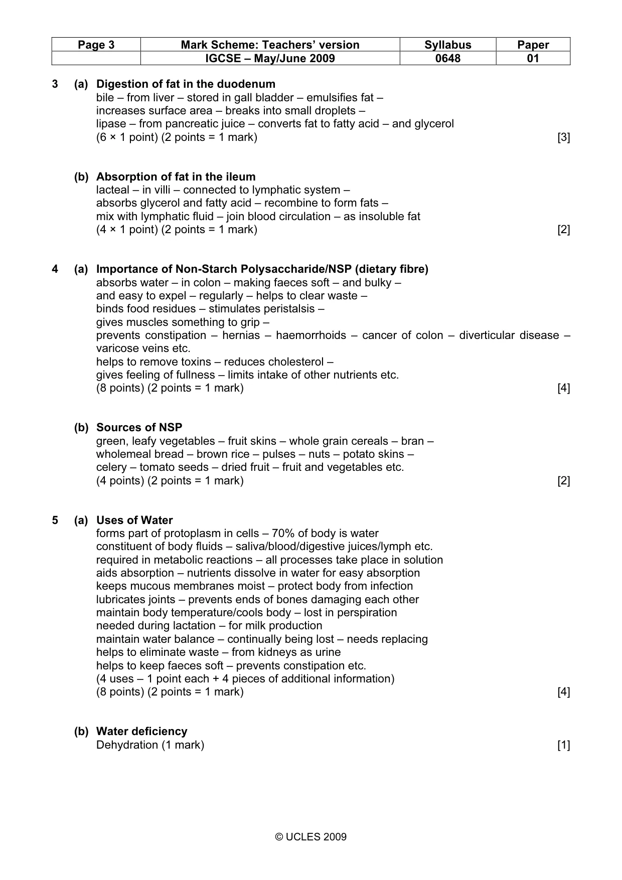 Mark scheme, page 3 of 12