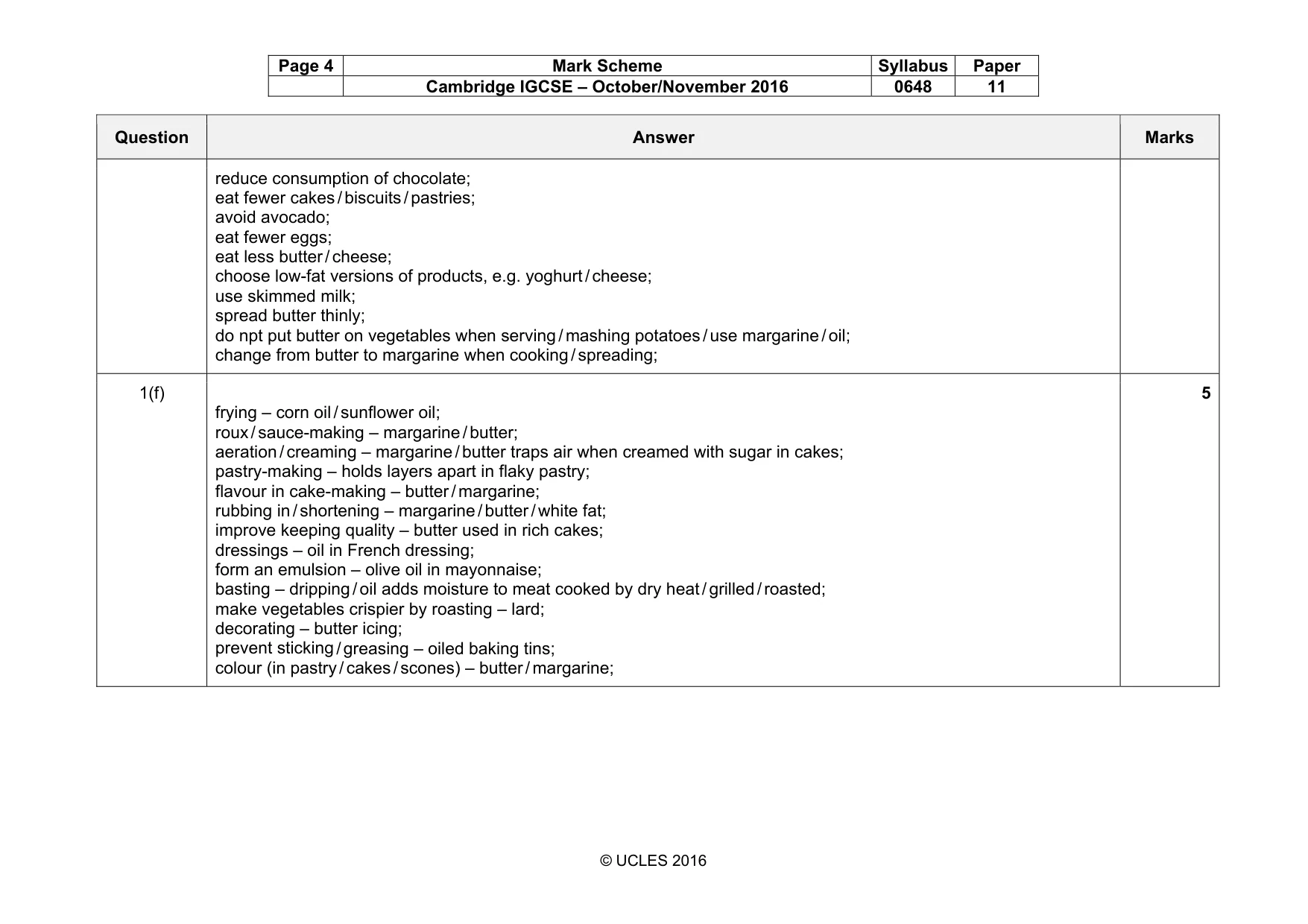 Mark scheme, page 4 of 15
