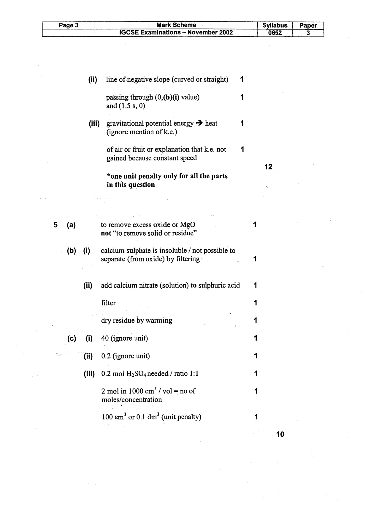 Mark scheme, page 4 of 7