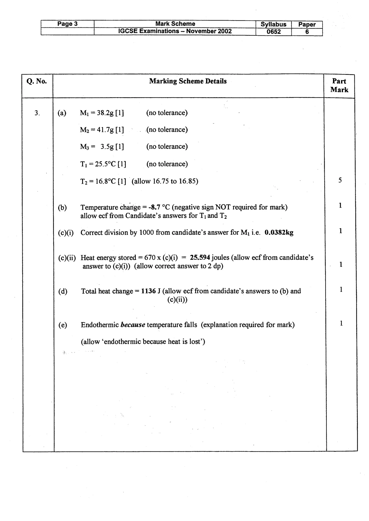 Mark scheme, page 4 of 8