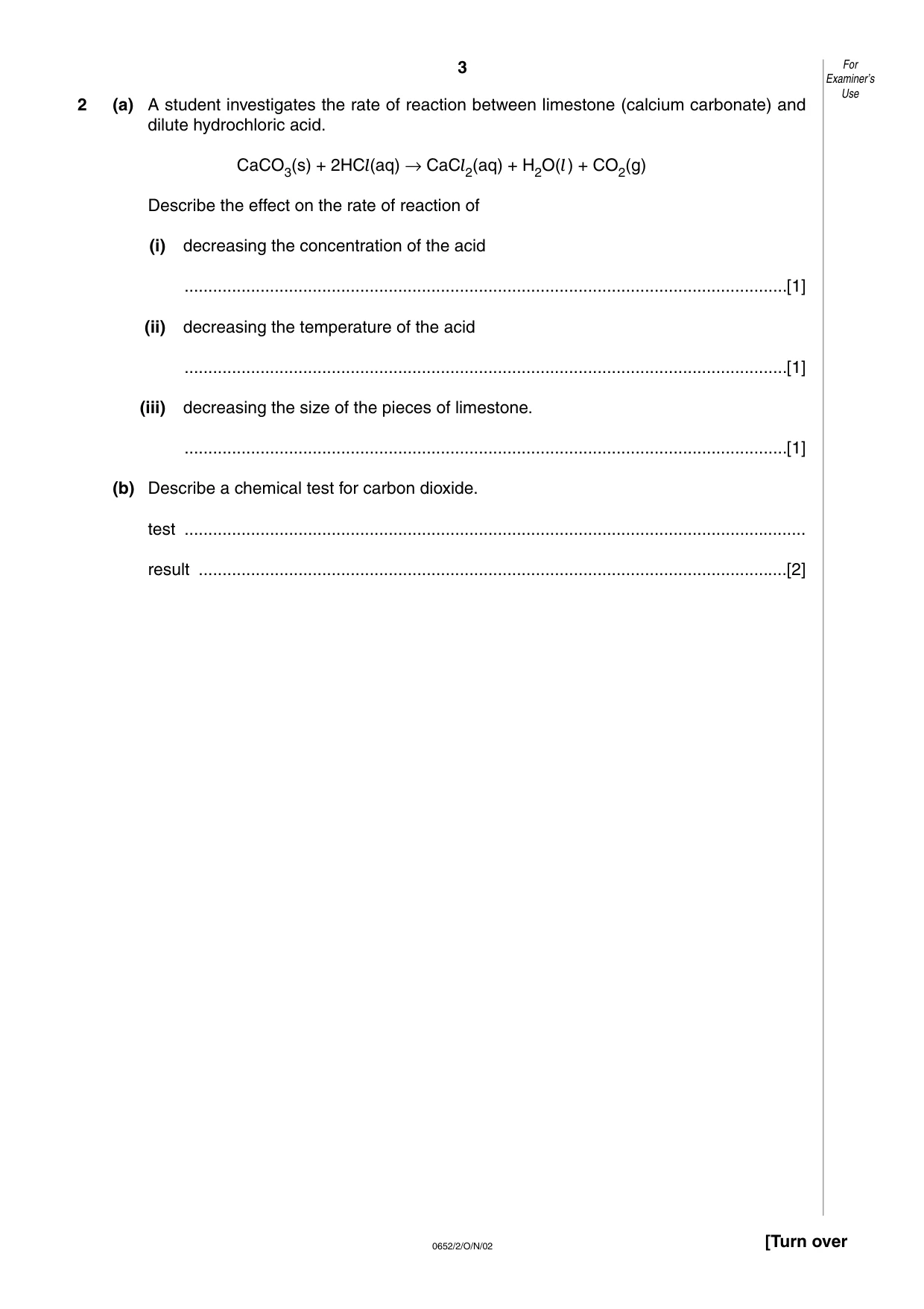 Cambridge IGCSE Physical Science 0652 2002 Oct/Nov Paper 2 · Variant 1 question paper, page 3 of 12
