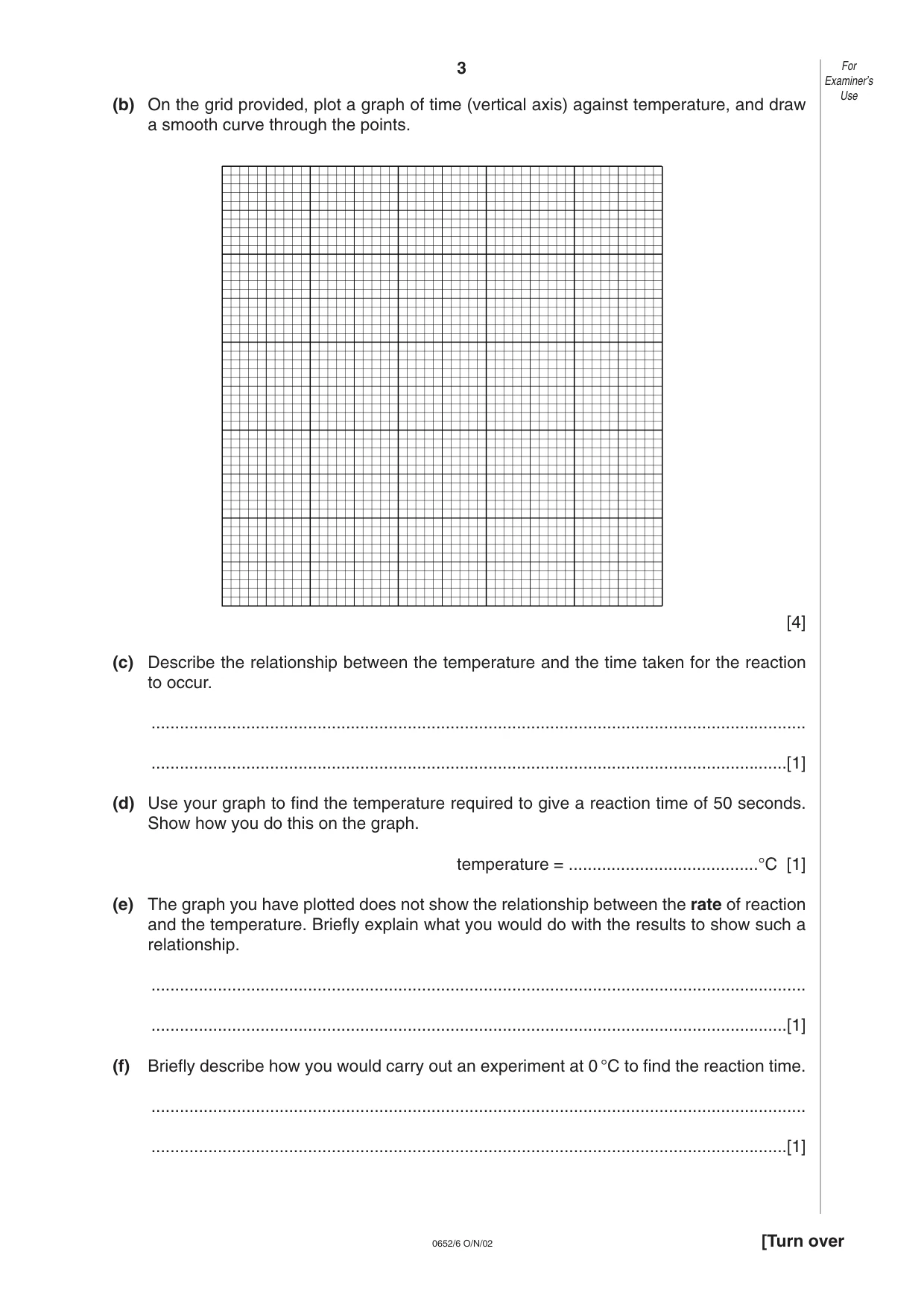 Cambridge IGCSE Physical Science 0652 2002 Oct/Nov Paper 6 · Variant 1 question paper, page 3 of 12
