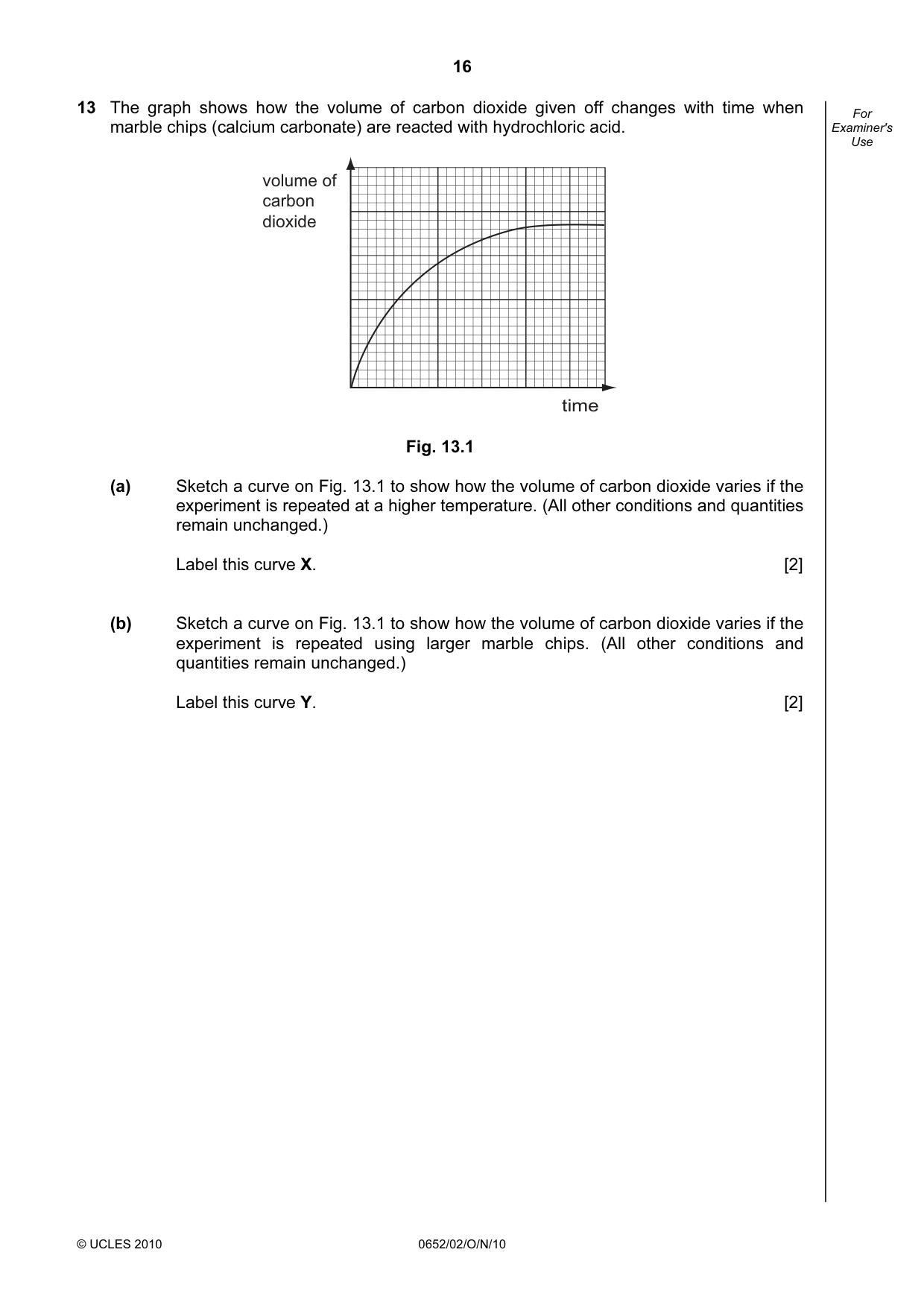 Cambridge IGCSE Physical Science 0652 2010 Oct/Nov Paper 2 · Variant 1 question paper, page 16 of 20