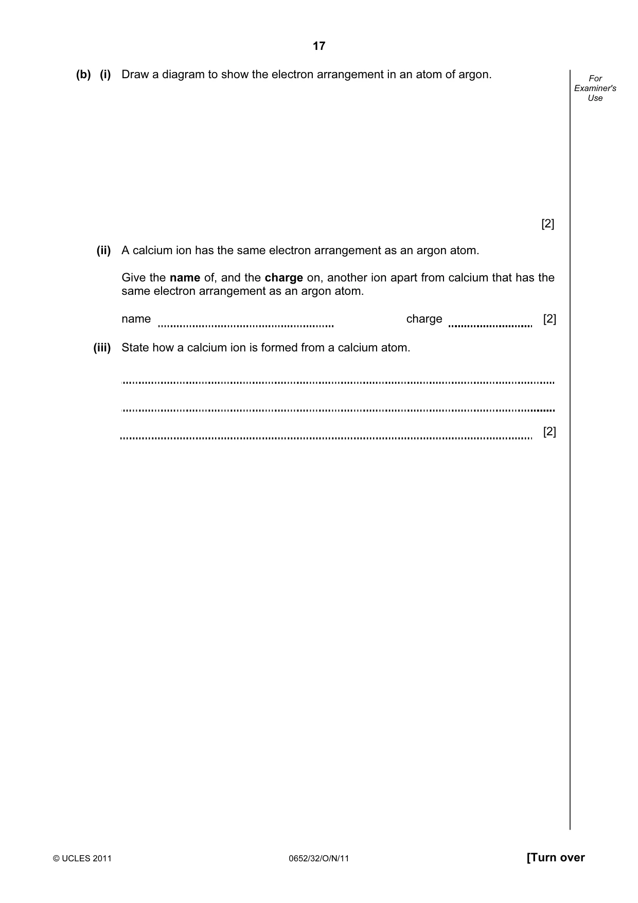 Cambridge IGCSE Physical Science 0652 2011 Oct/Nov Paper 3 · Variant 2 question paper, page 17 of 20
