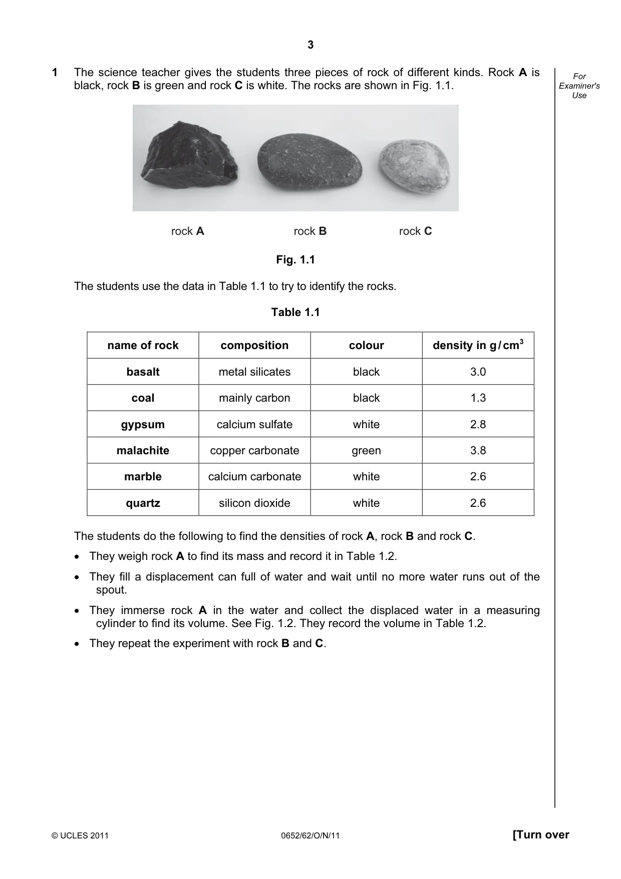 Cambridge IGCSE Physical Science 0652 2011 Oct/Nov Paper 6 · Variant 2 question paper, page 3 of 20