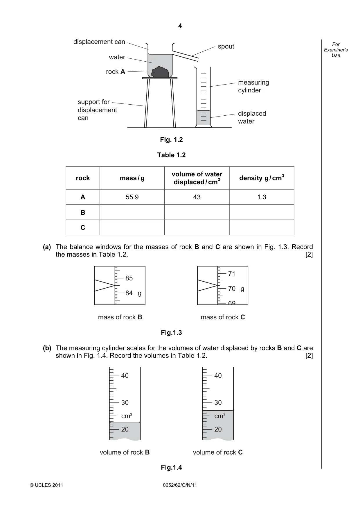 Cambridge IGCSE Physical Science 0652 2011 Oct/Nov Paper 6 · Variant 2 question paper, page 4 of 20