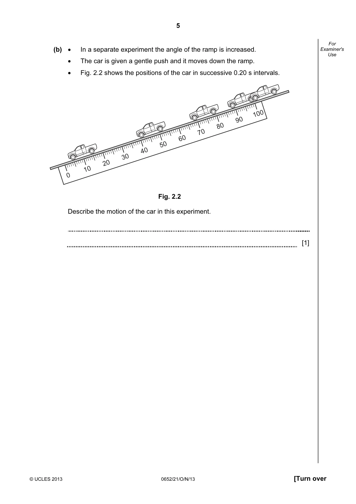 Cambridge IGCSE Physical Science 0652 2013 Oct/Nov Paper 2 · Variant 1 question paper, page 5 of 24
