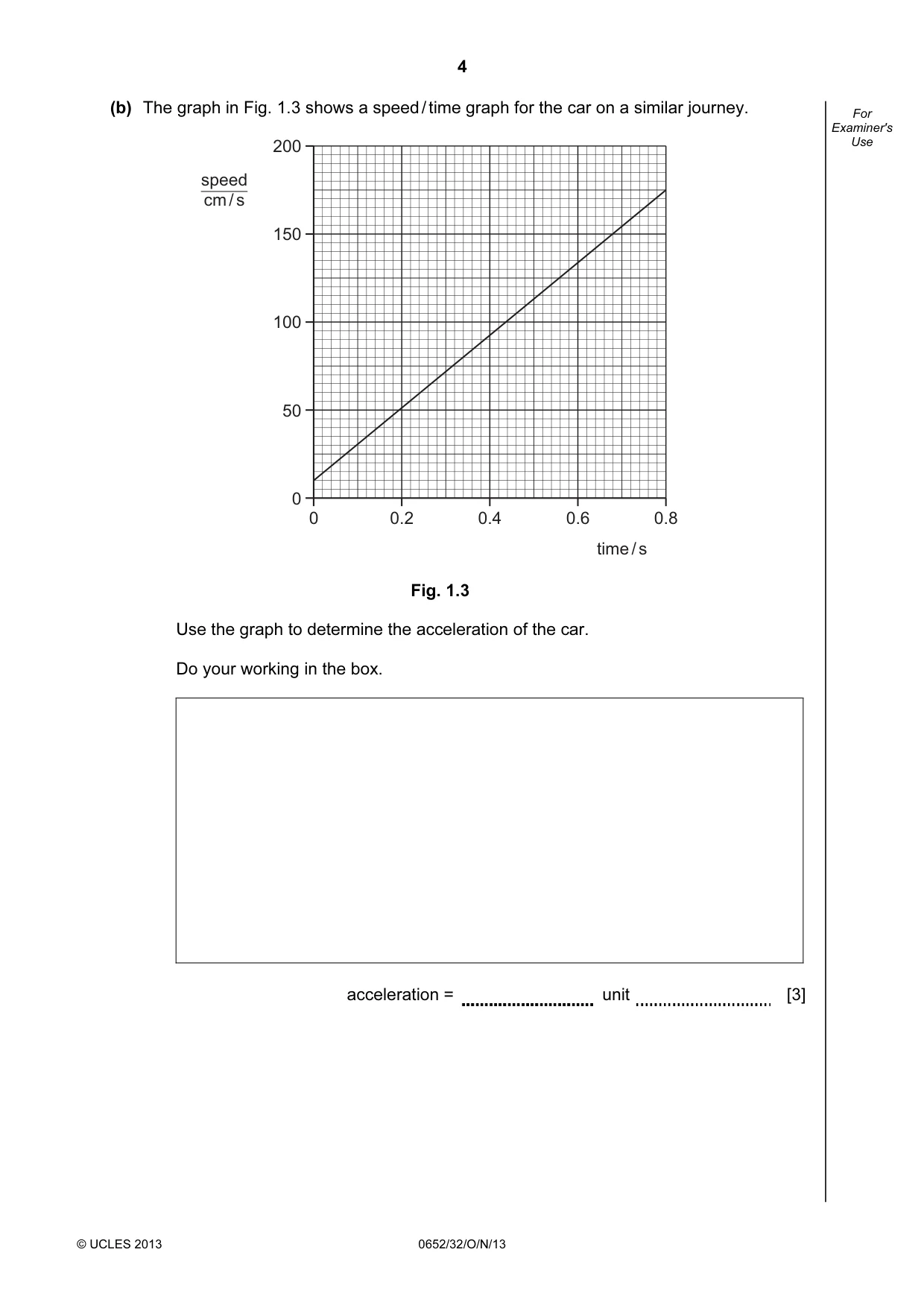 Cambridge IGCSE Physical Science 0652 2013 Oct/Nov Paper 3 · Variant 2 question paper, page 4 of 20
