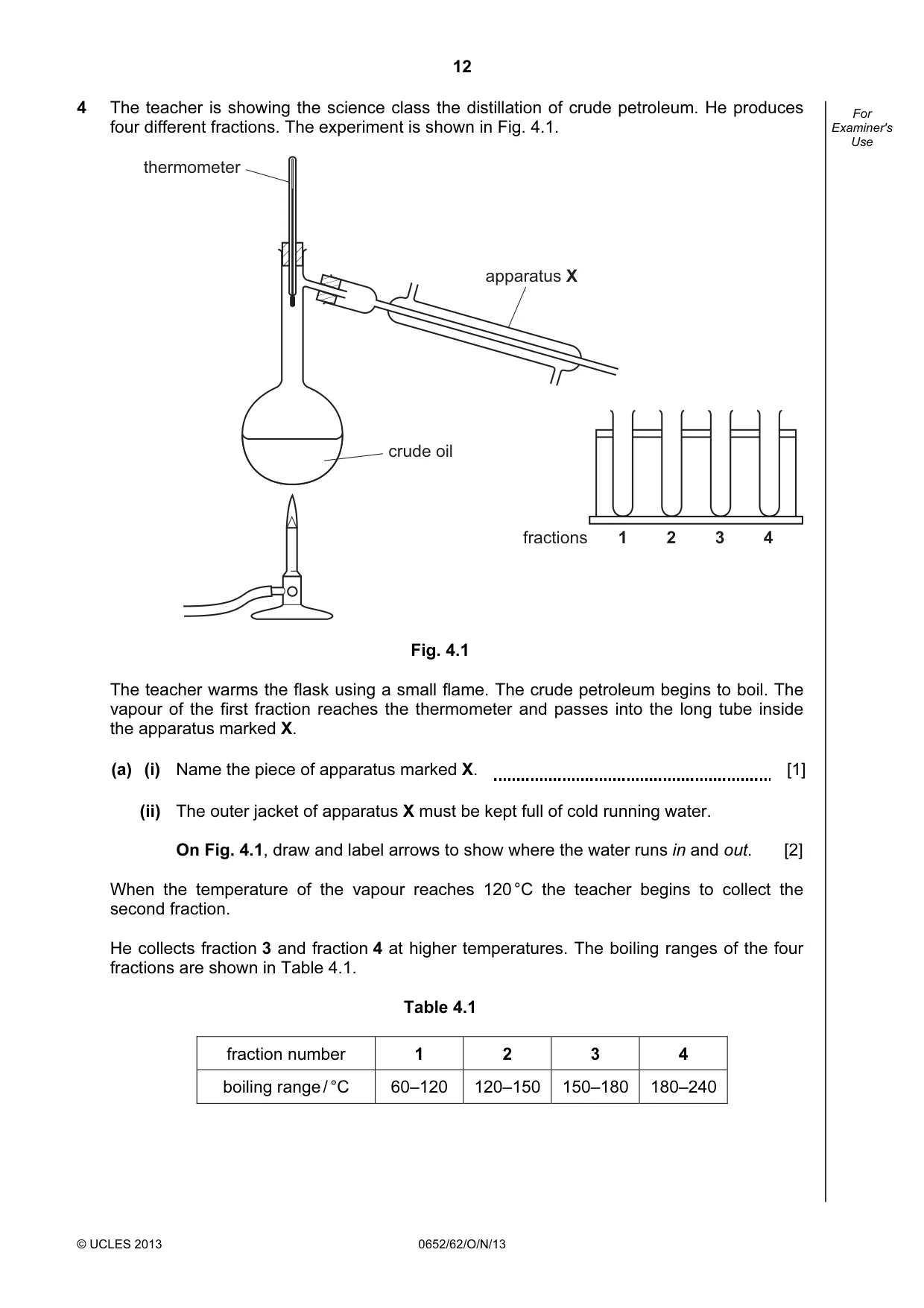Cambridge IGCSE Physical Science 0652 2013 Oct/Nov Paper 6 · Variant 2 question paper, page 12 of 20