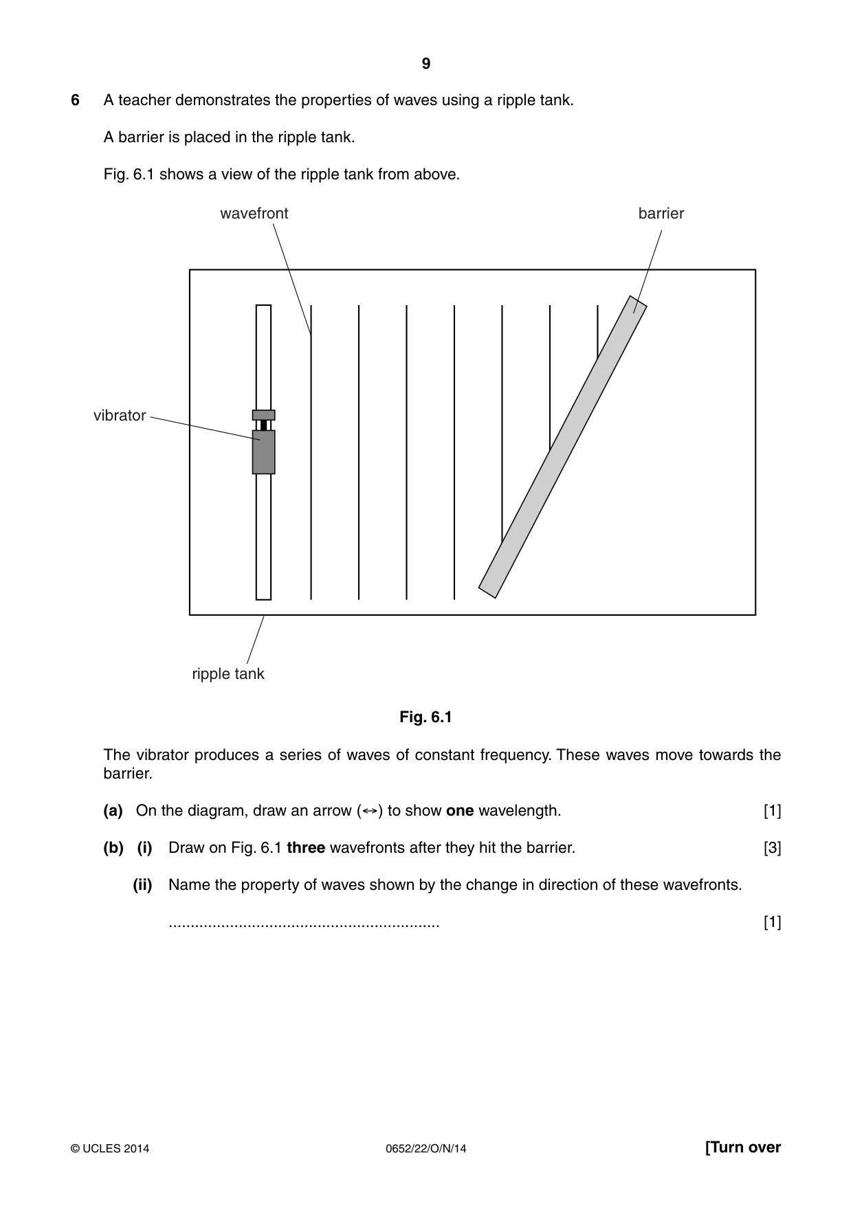Cambridge IGCSE Physical Science 0652 2014 Oct/Nov Paper 2 · Variant 2 question paper, page 9 of 20
