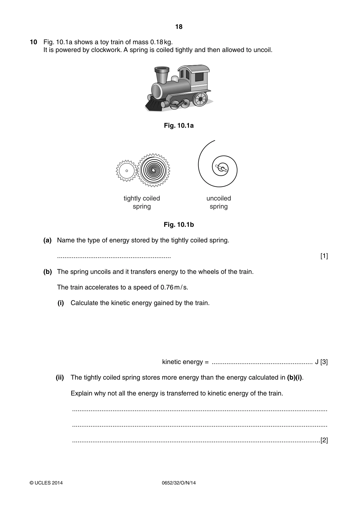 Cambridge IGCSE Physical Science 0652 2014 Oct/Nov Paper 3 · Variant 2 question paper, page 18 of 20