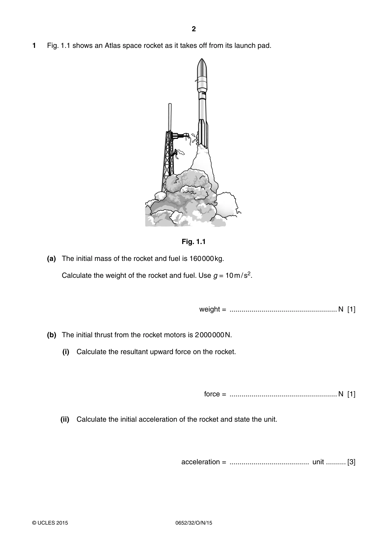 Cambridge IGCSE Physical Science 0652 2015 Oct/Nov Paper 3 · Variant 2 question paper, page 2 of 24