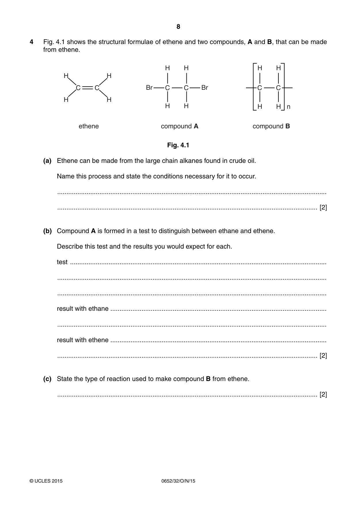 Cambridge IGCSE Physical Science 0652 2015 Oct/Nov Paper 3 · Variant 2 question paper, page 8 of 24