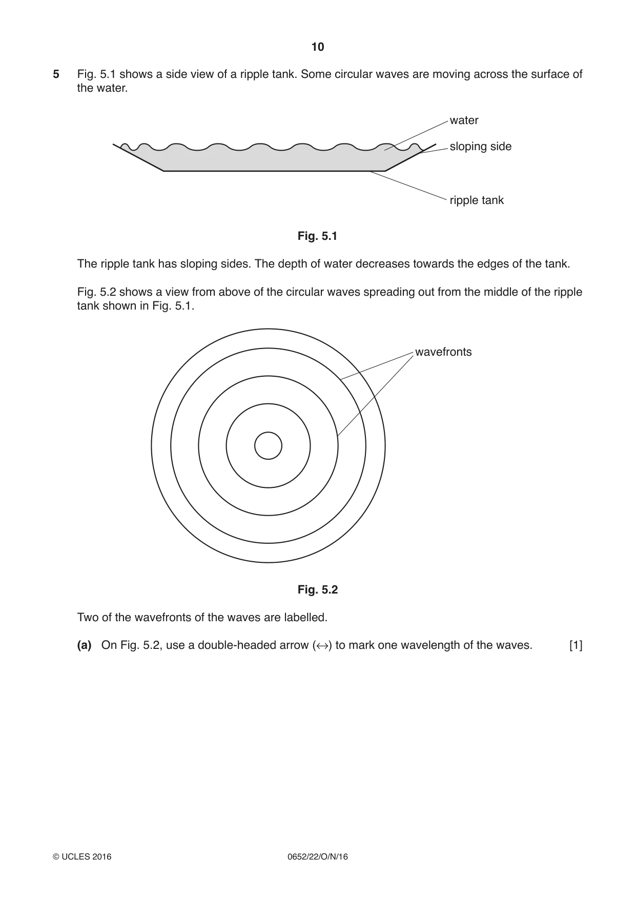 Cambridge IGCSE Physical Science 0652 2016 Oct/Nov Paper 2 · Variant 2 question paper, page 10 of 20