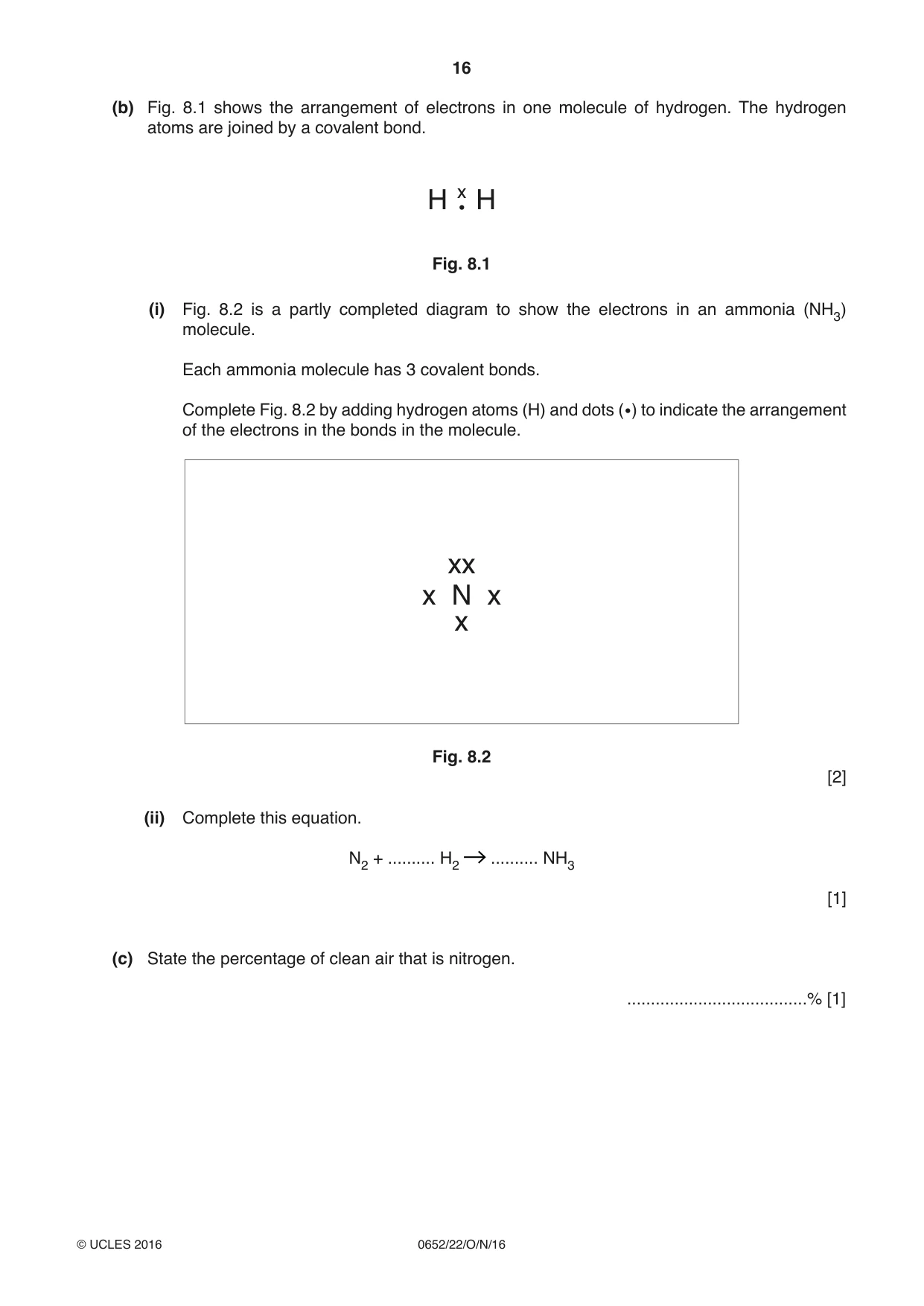 Cambridge IGCSE Physical Science 0652 2016 Oct/Nov Paper 2 · Variant 2 question paper, page 16 of 20