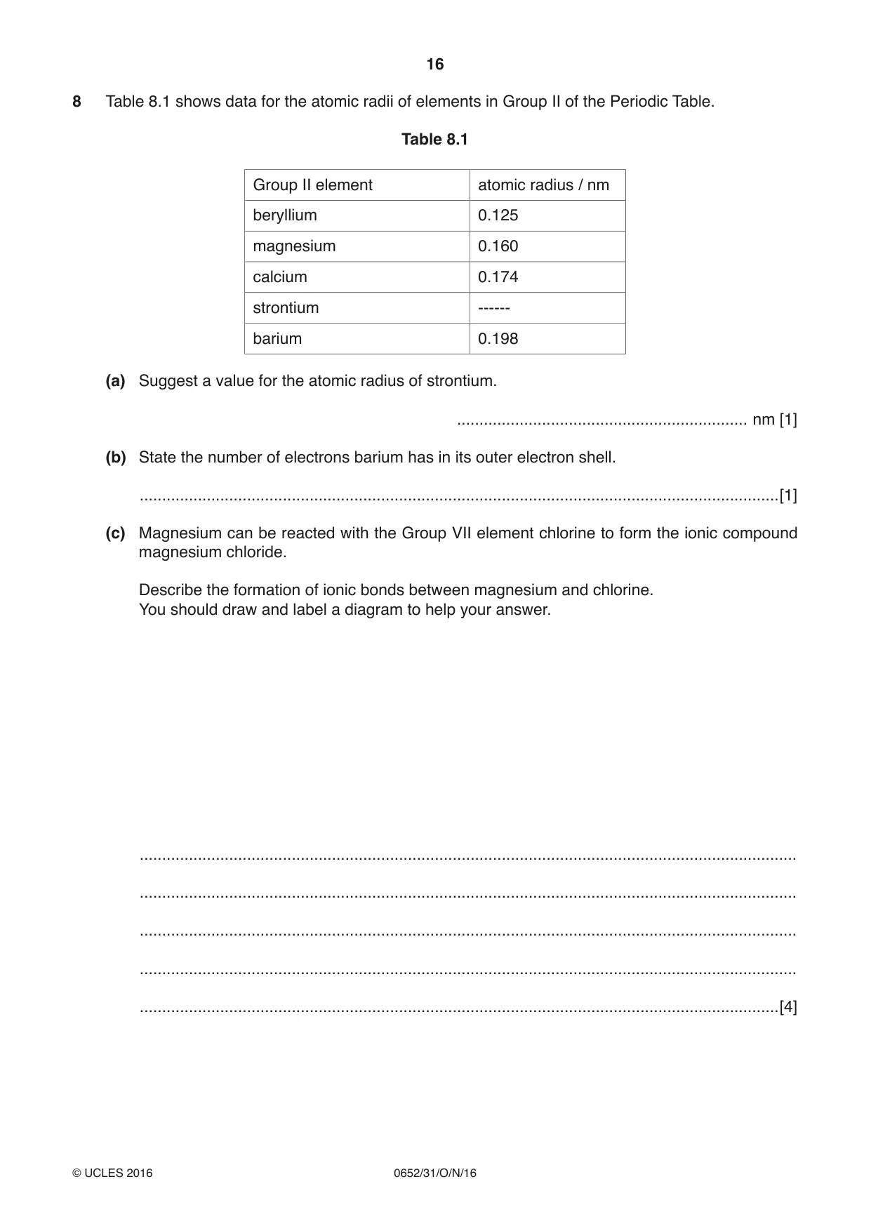 Cambridge IGCSE Physical Science 0652 2016 Oct/Nov Paper 3 · Variant 1 question paper, page 16 of 24