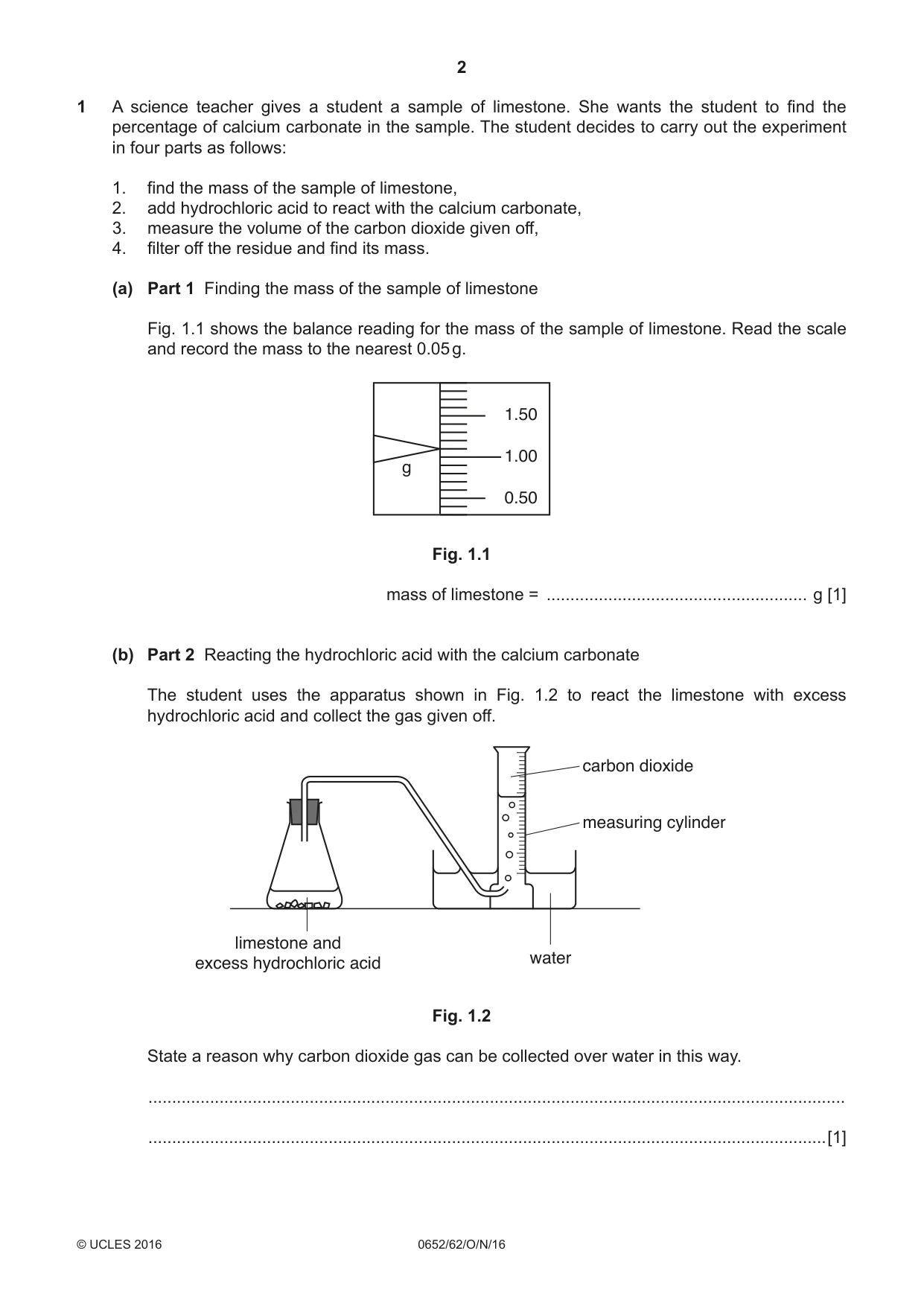 Cambridge IGCSE Physical Science 0652 2016 Oct/Nov Paper 6 · Variant 2 question paper, page 2 of 24