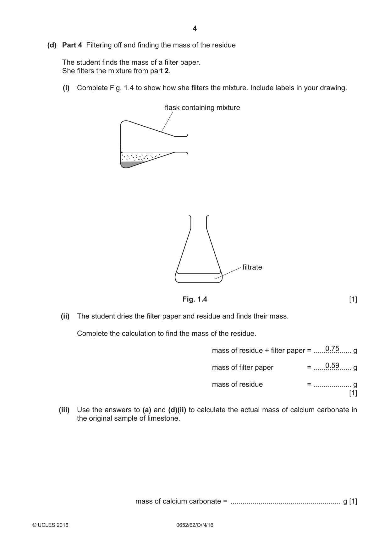 Cambridge IGCSE Physical Science 0652 2016 Oct/Nov Paper 6 · Variant 2 question paper, page 4 of 24