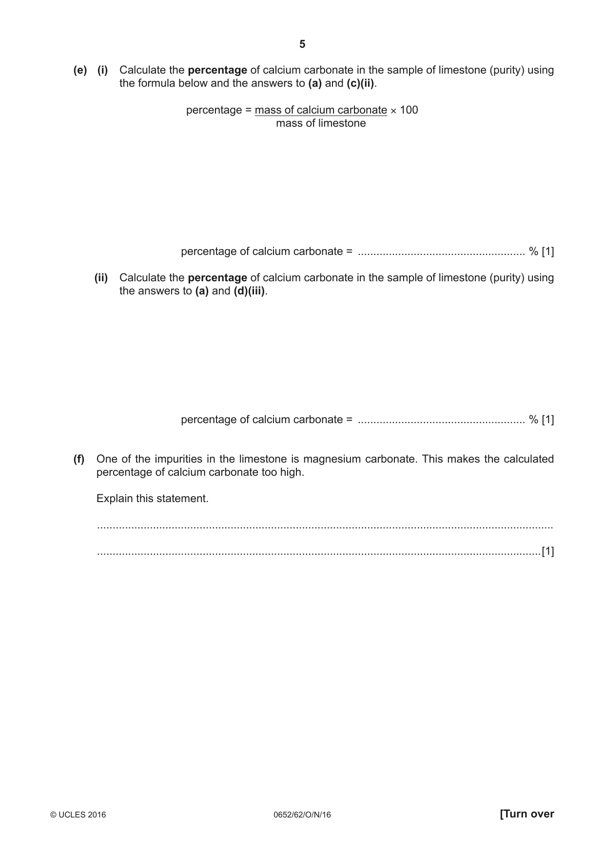 Cambridge IGCSE Physical Science 0652 2016 Oct/Nov Paper 6 · Variant 2 question paper, page 5 of 24