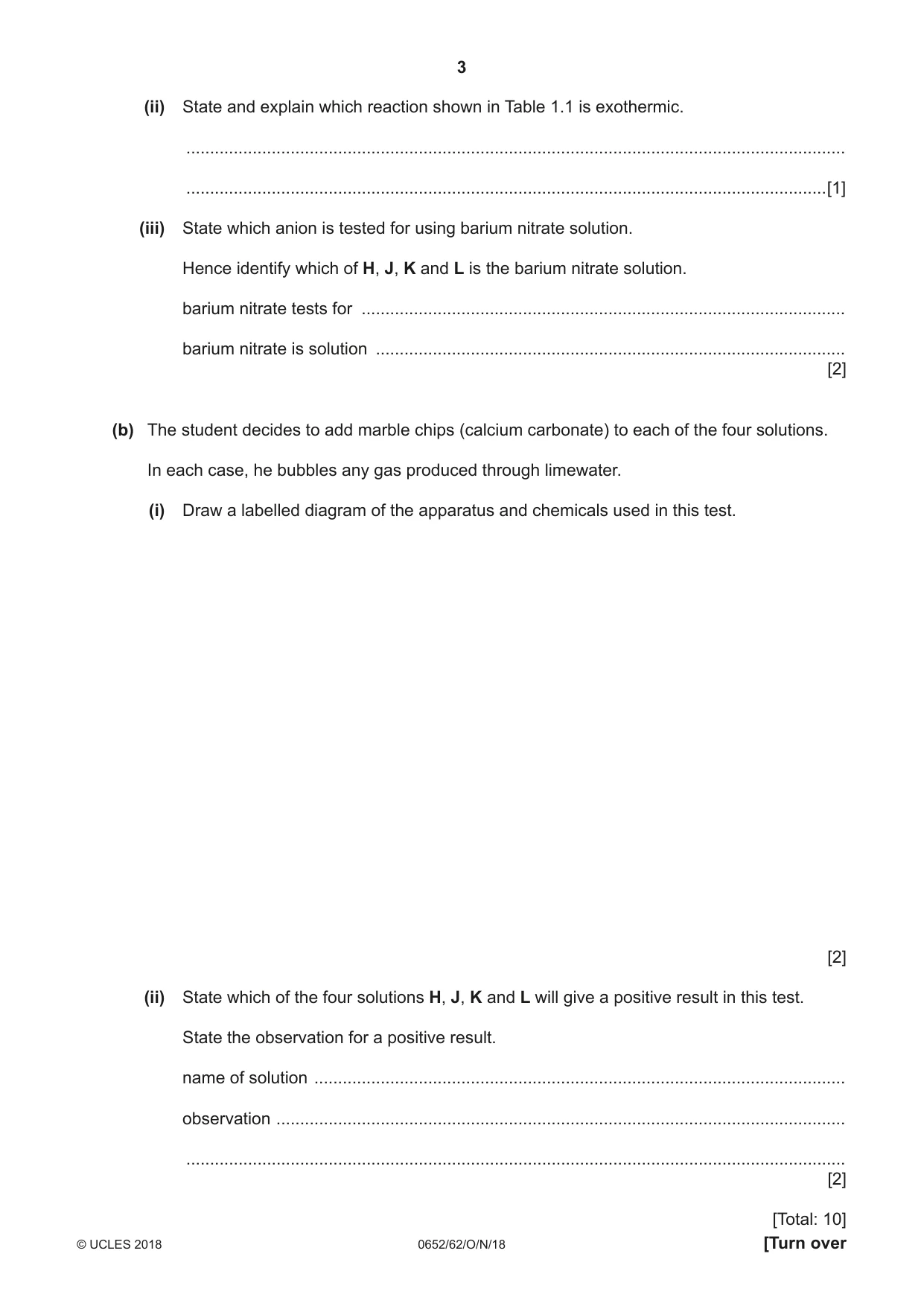 Cambridge IGCSE Physical Science 0652 2018 Oct/Nov Paper 6 · Variant 2 question paper, page 3 of 24
