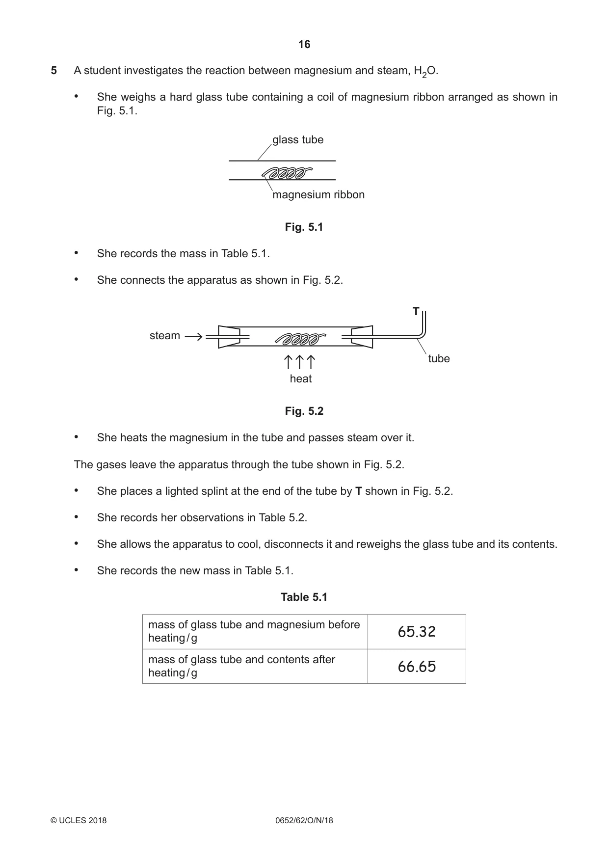 Cambridge IGCSE Physical Science 0652 2018 Oct/Nov Paper 6 · Variant 2 question paper, page 16 of 24