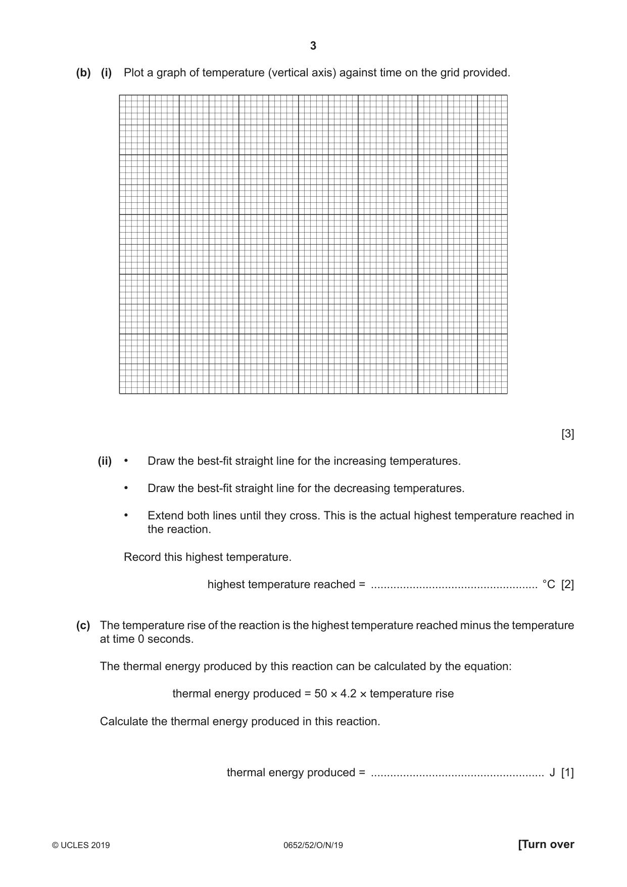 Cambridge IGCSE Physical Science 0652 2019 Oct/Nov Paper 5 · Variant 2 question paper, page 3 of 16