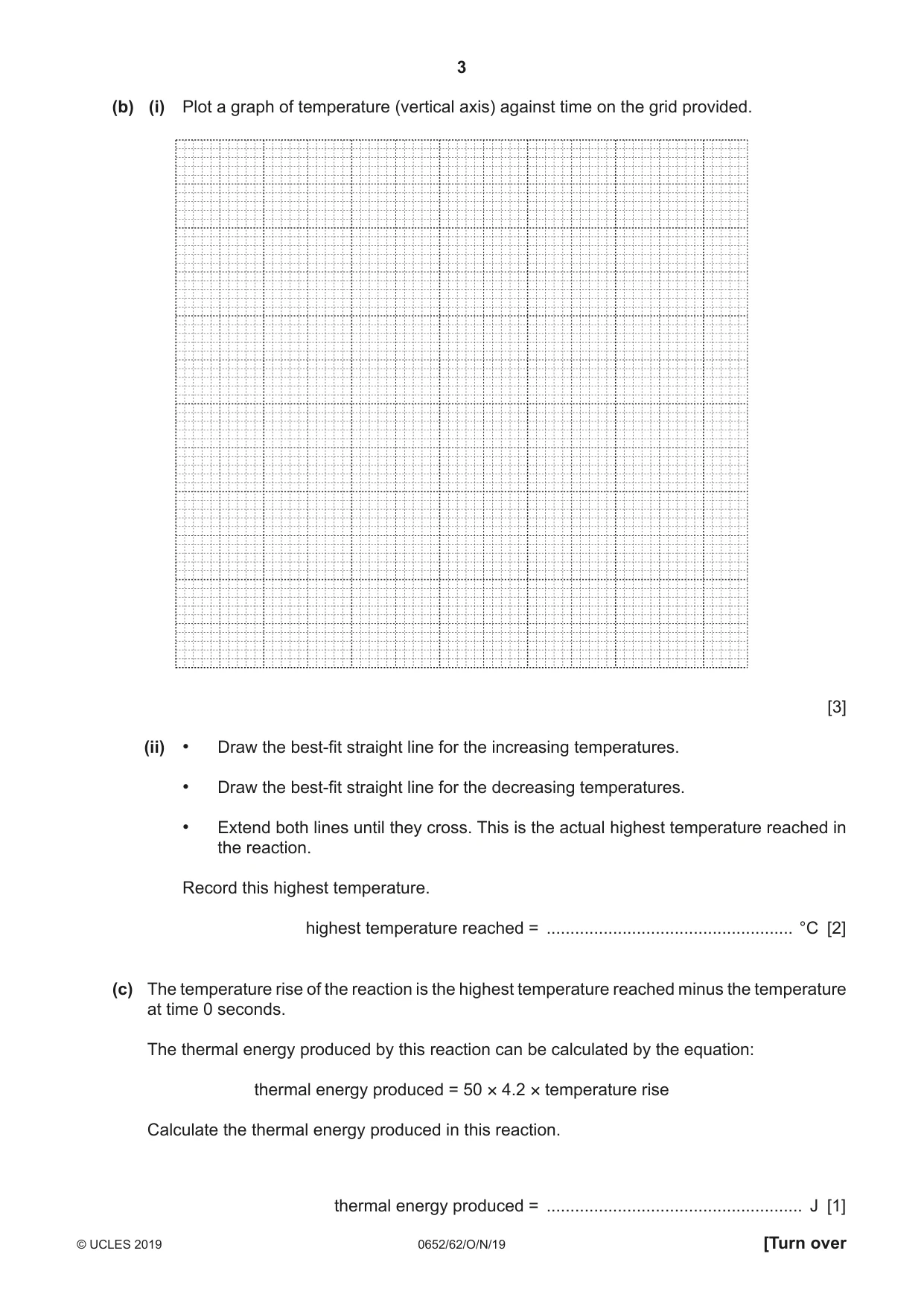 Cambridge IGCSE Physical Science 0652 2019 Oct/Nov Paper 6 · Variant 2 question paper, page 3 of 16