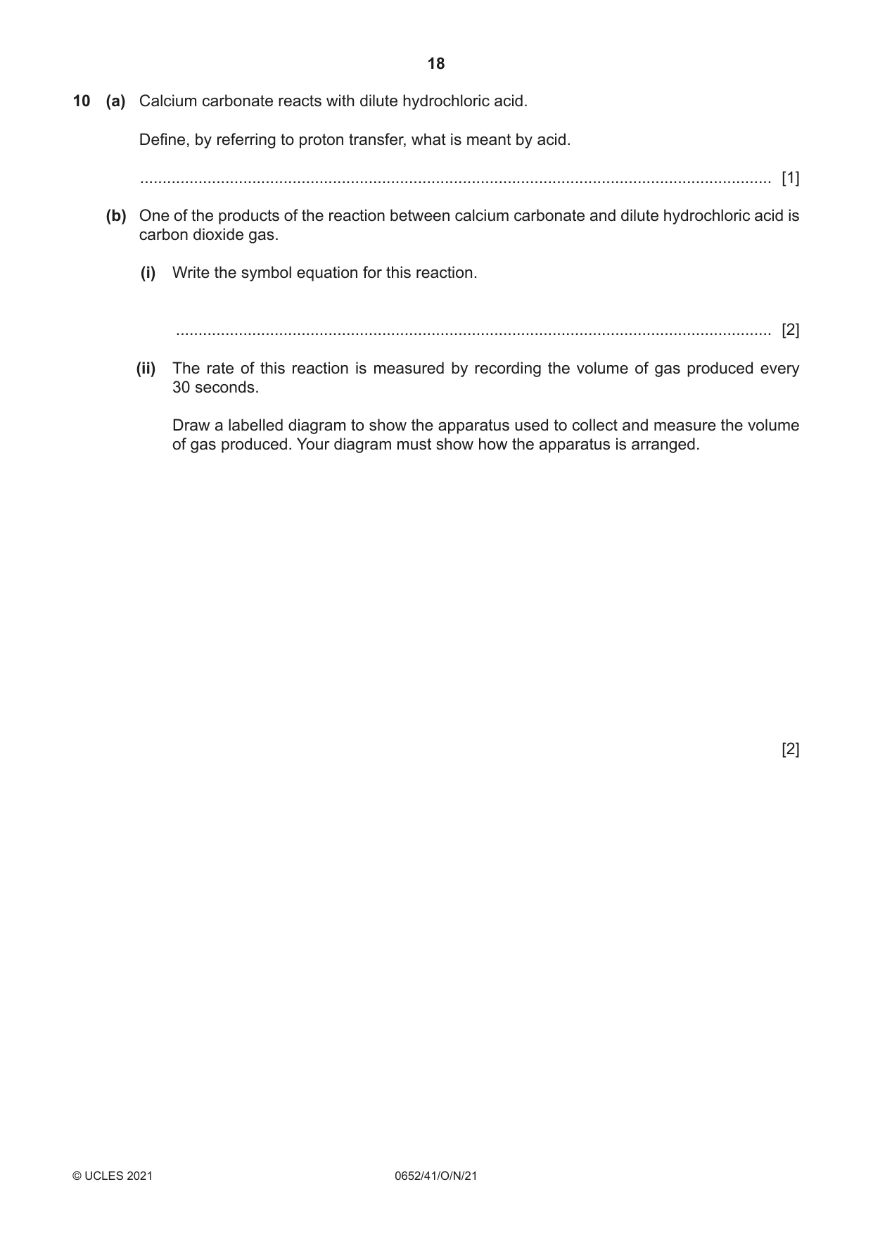 Cambridge IGCSE Physical Science 0652 2021 Oct/Nov Paper 4 · Variant 1 question paper, page 18 of 24