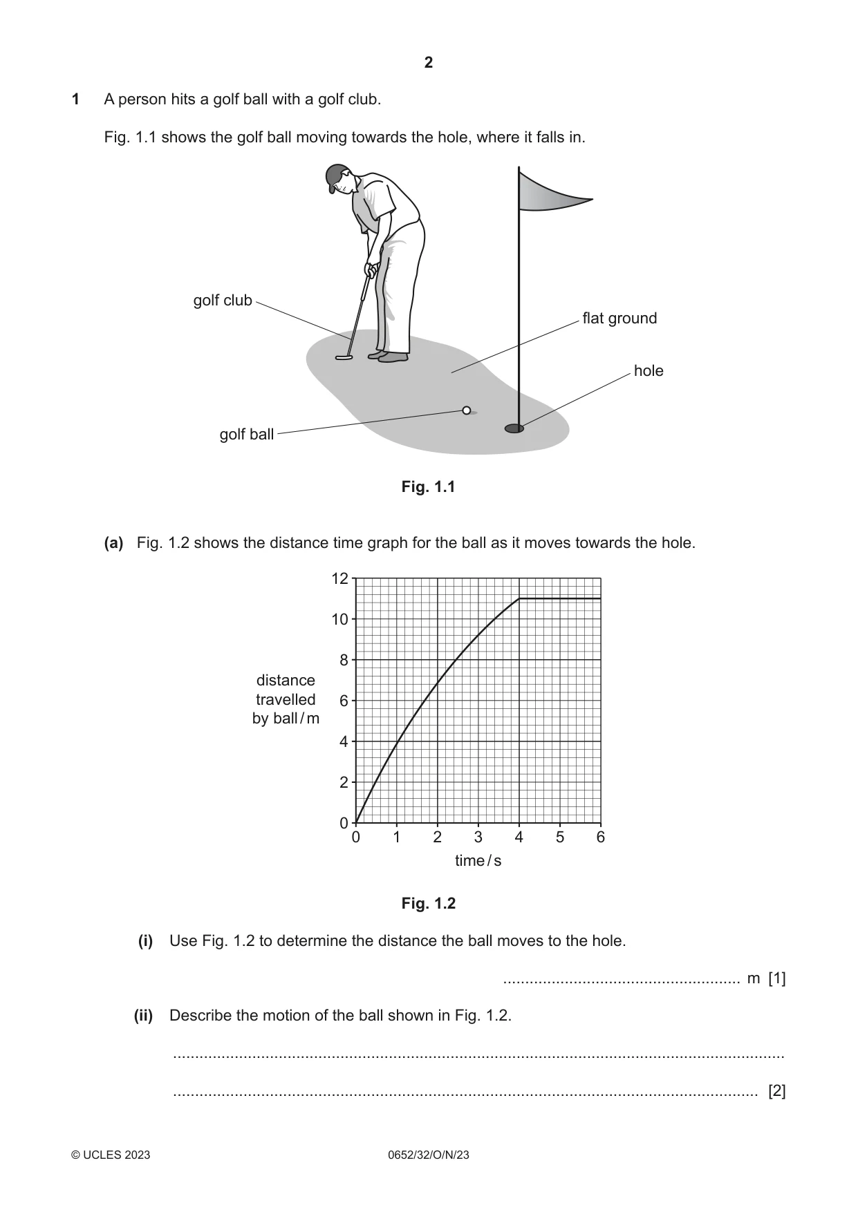 Cambridge IGCSE Physical Science 0652 2023 Oct/Nov Paper 3 · Variant 2 question paper, page 2 of 24