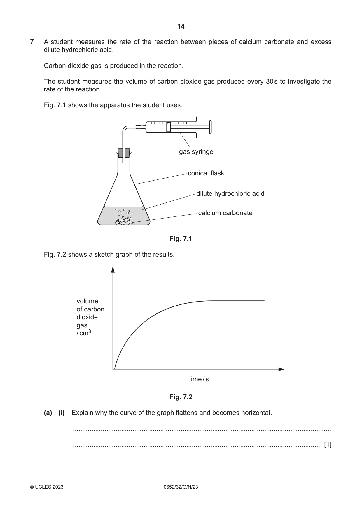 Cambridge IGCSE Physical Science 0652 2023 Oct/Nov Paper 3 · Variant 2 question paper, page 14 of 24