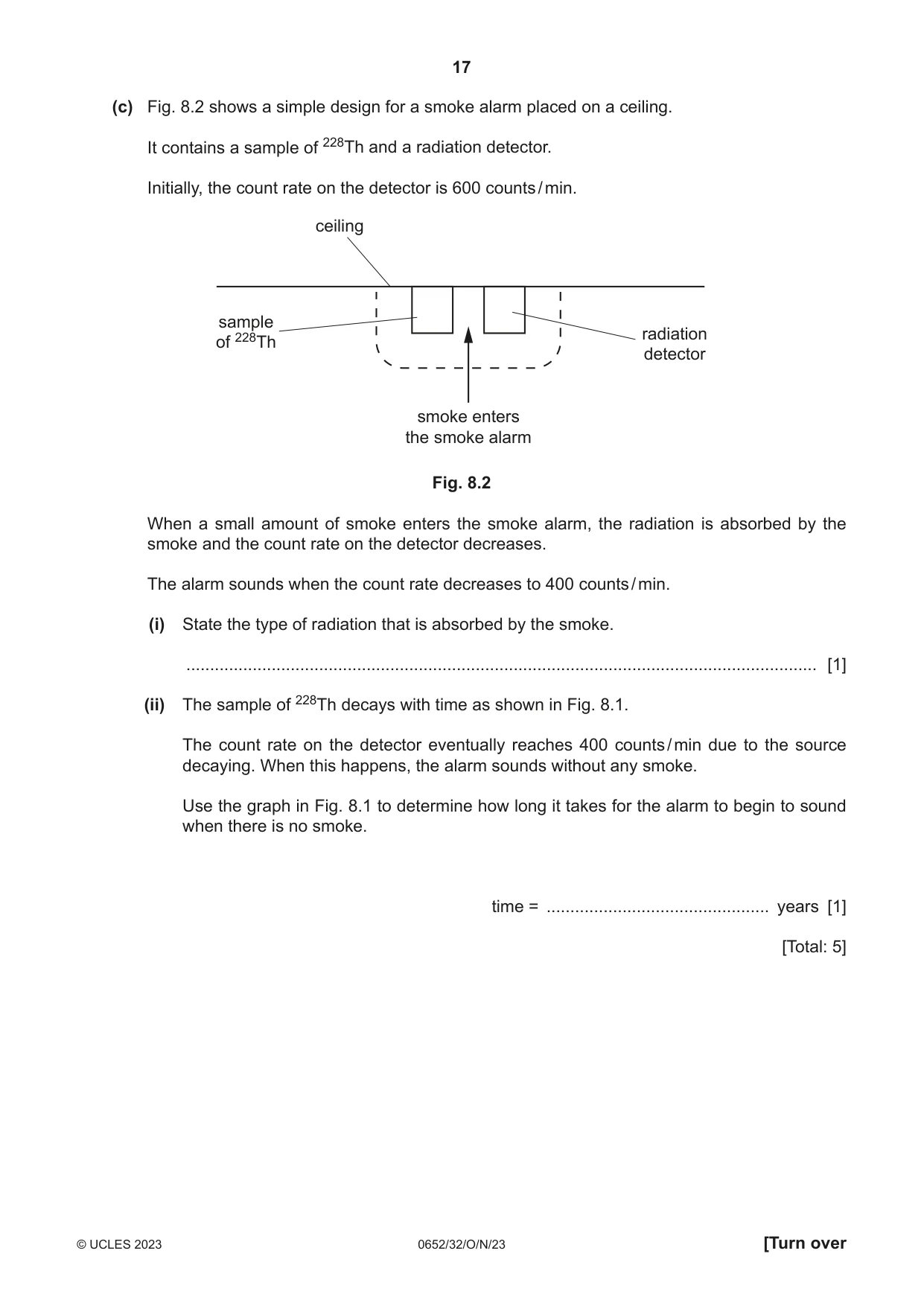 Cambridge IGCSE Physical Science 0652 2023 Oct/Nov Paper 3 · Variant 2 question paper, page 17 of 24