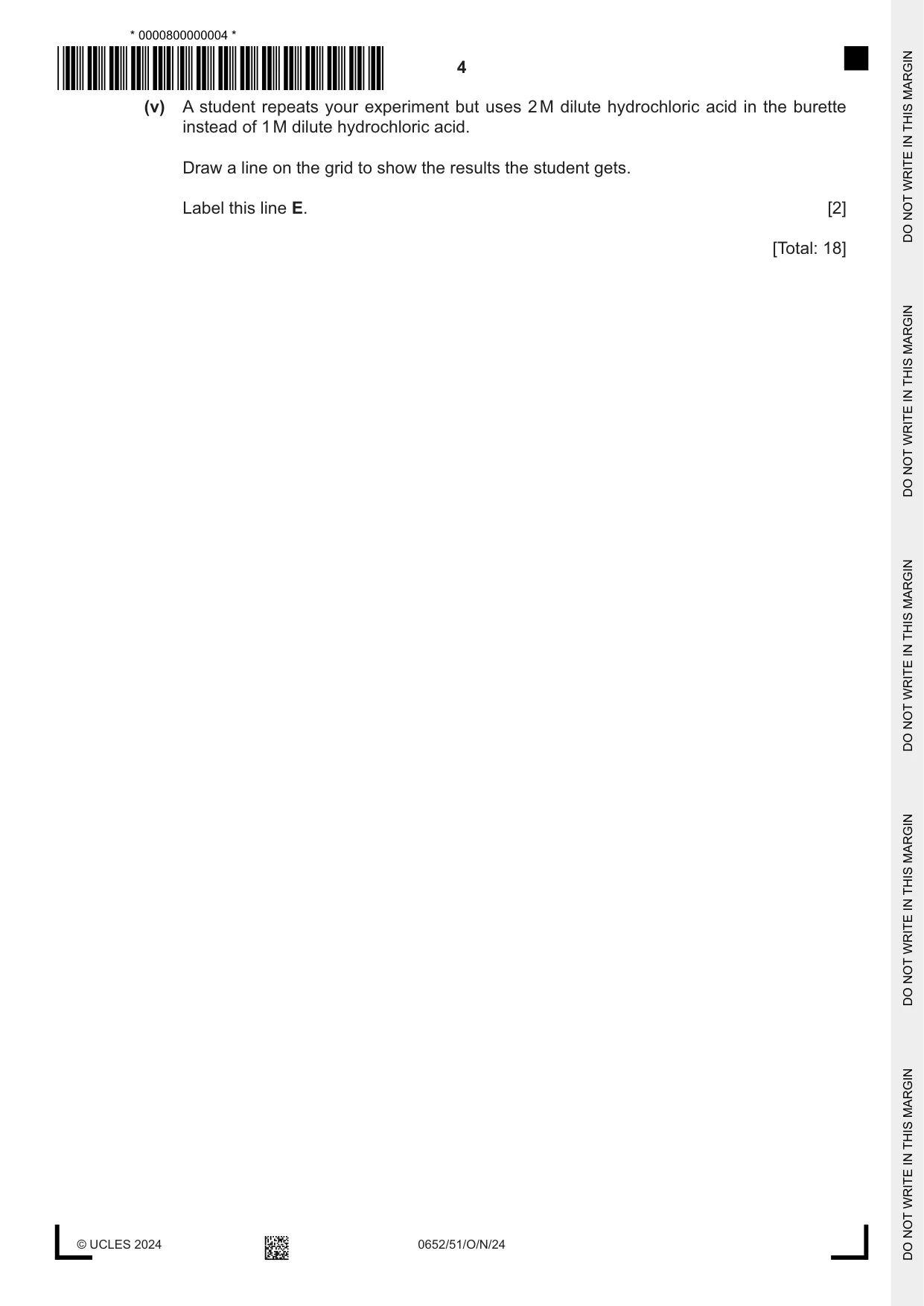 Cambridge IGCSE Physical Science 0652 2024 Oct/Nov Paper 5 · Variant 1 question paper, page 4 of 16