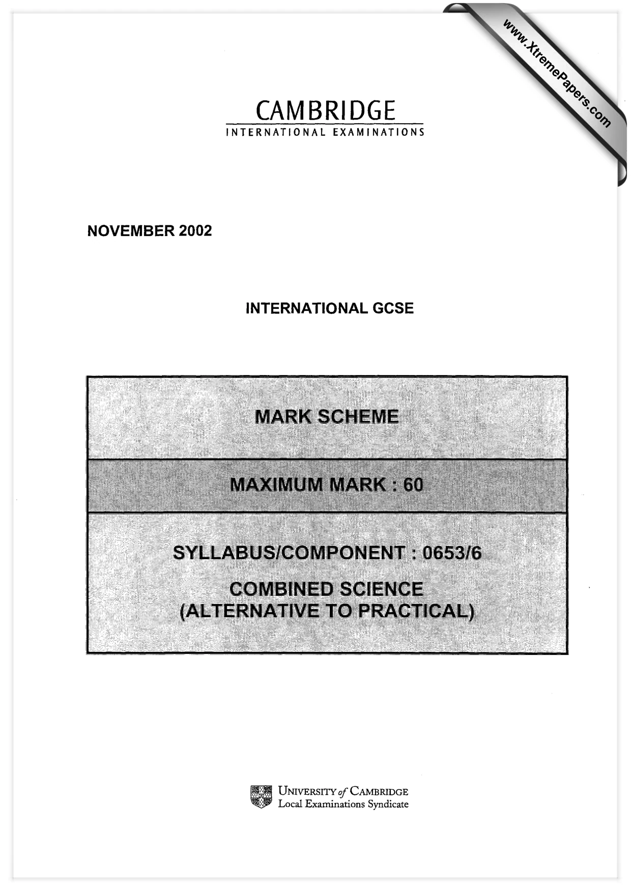 Mark scheme, page 1 of 4