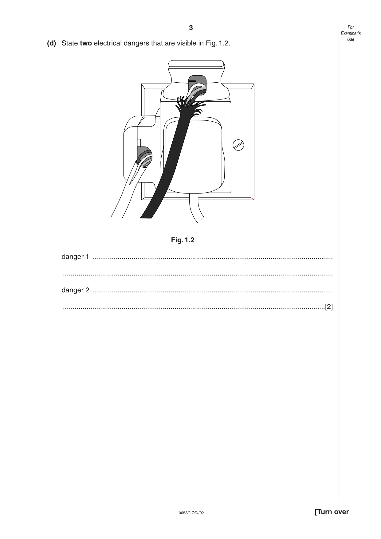 Cambridge IGCSE Science - Combined 0653 2002 Oct/Nov Paper 2 · Variant 1 question paper, page 3 of 16