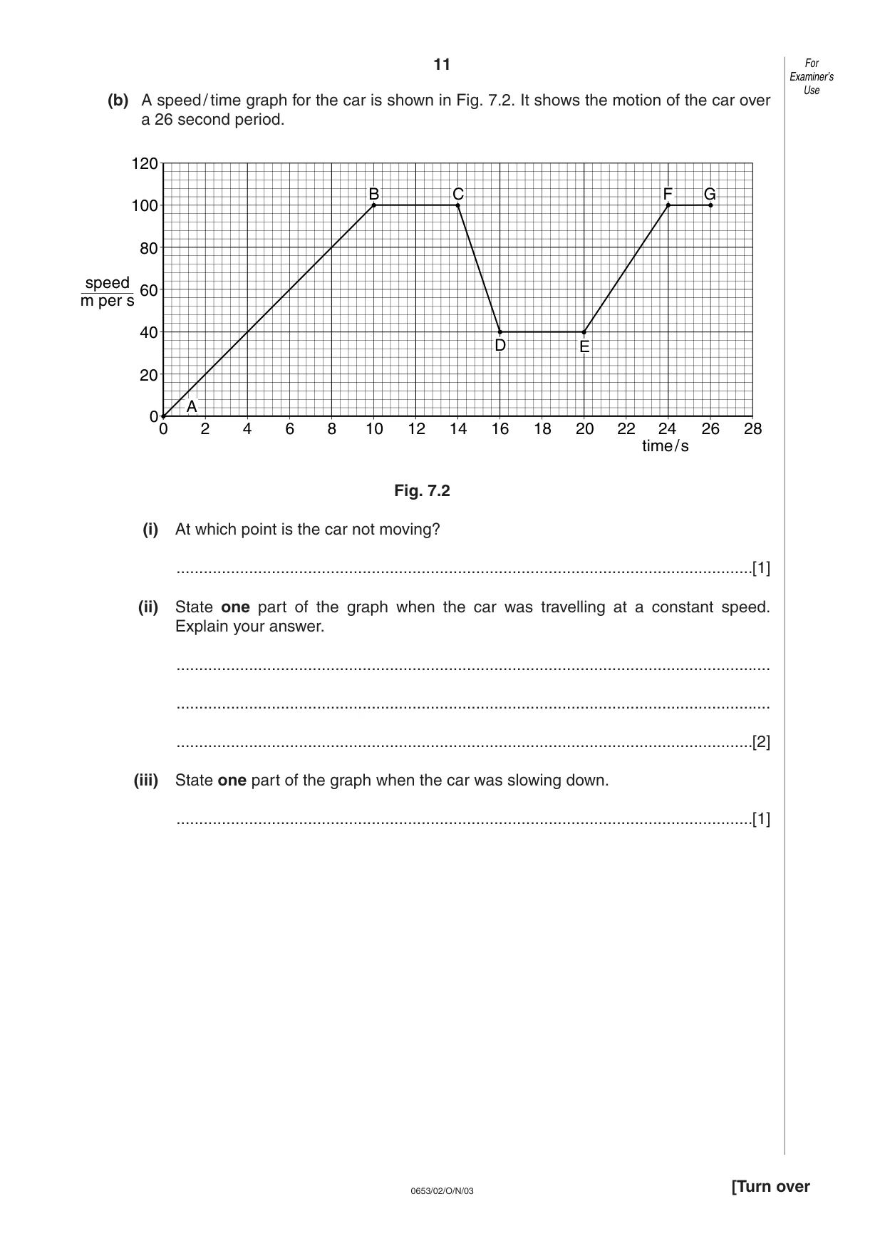 Cambridge IGCSE Science - Combined 0653 2003 Oct/Nov Paper 2 · Variant 1 question paper, page 11 of 16