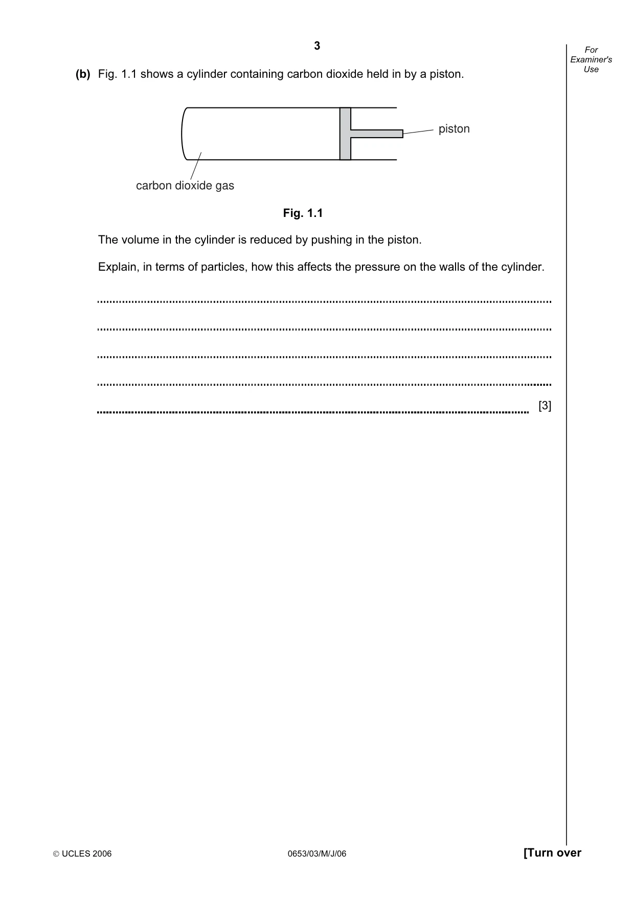 Cambridge IGCSE Science - Combined 0653 2006 May/June Paper 3 · Variant 1 question paper, page 3 of 24