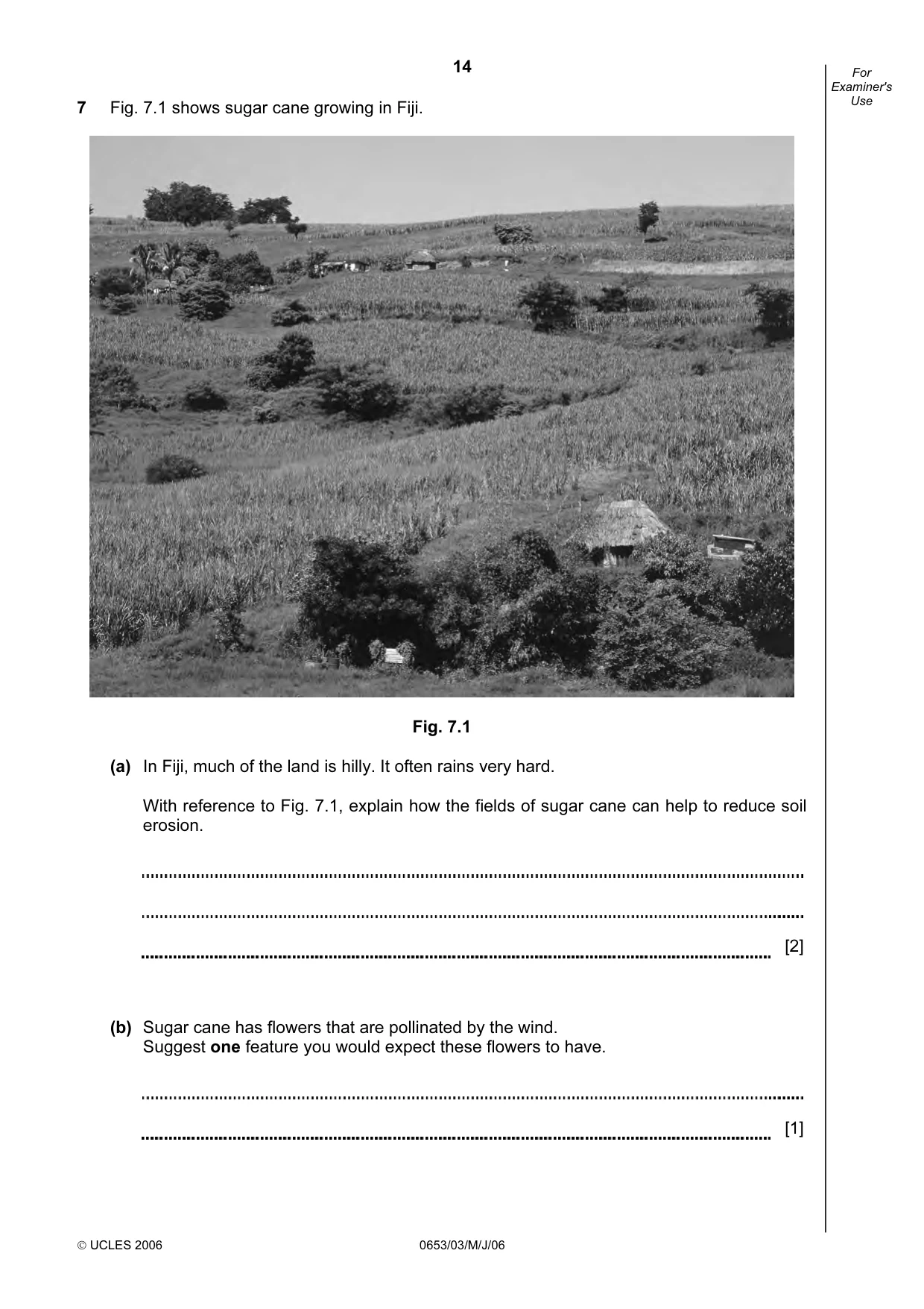 Cambridge IGCSE Science - Combined 0653 2006 May/June Paper 3 · Variant 1 question paper, page 14 of 24