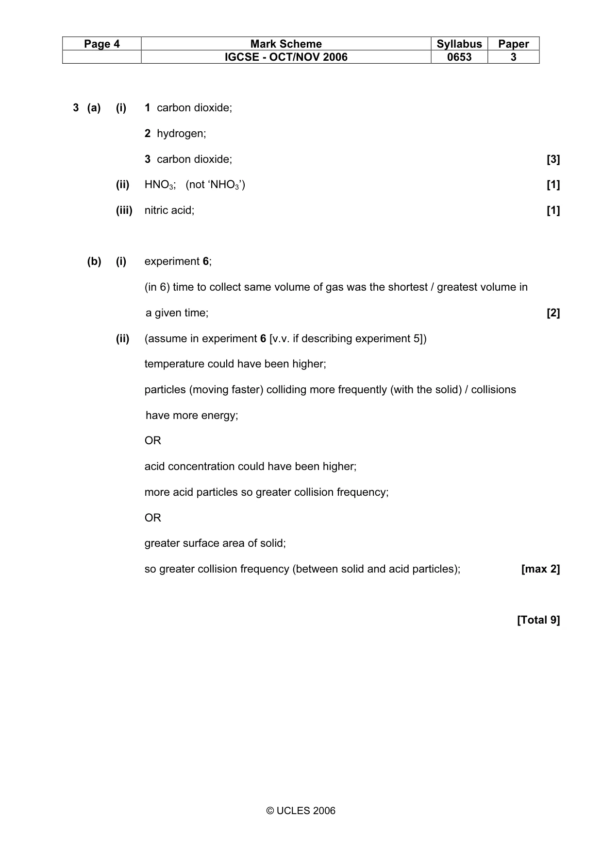 Mark scheme, page 4 of 11