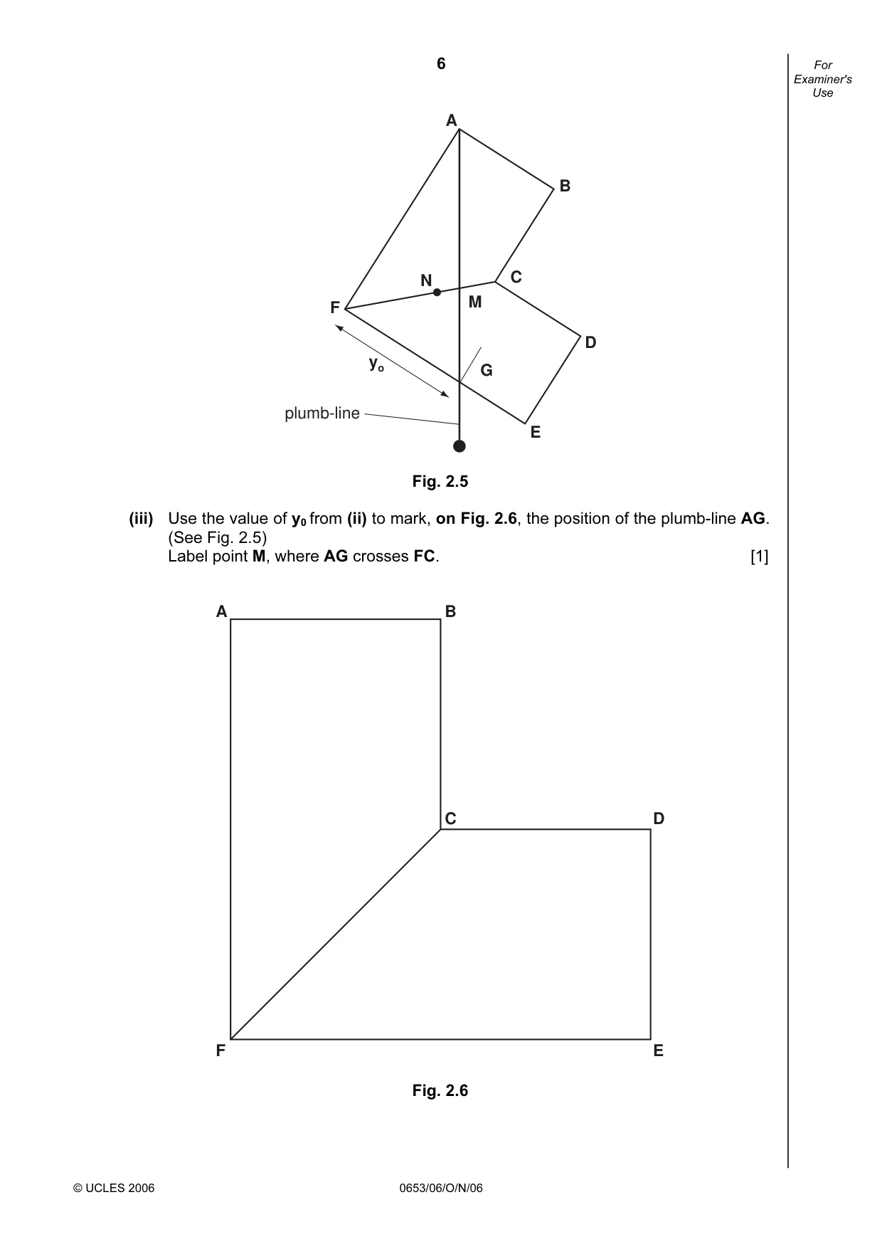Cambridge IGCSE Science - Combined 0653 2006 Oct/Nov Paper 6 · Variant 1 question paper, page 6 of 20