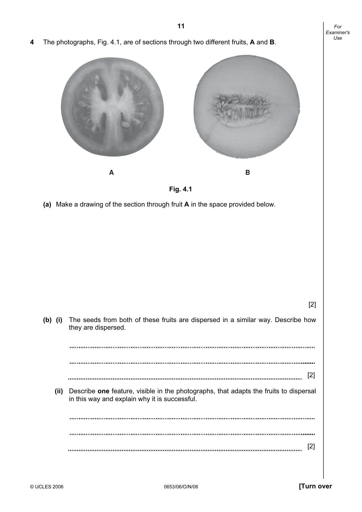Cambridge IGCSE Science - Combined 0653 2006 Oct/Nov Paper 6 · Variant 1 question paper, page 11 of 20