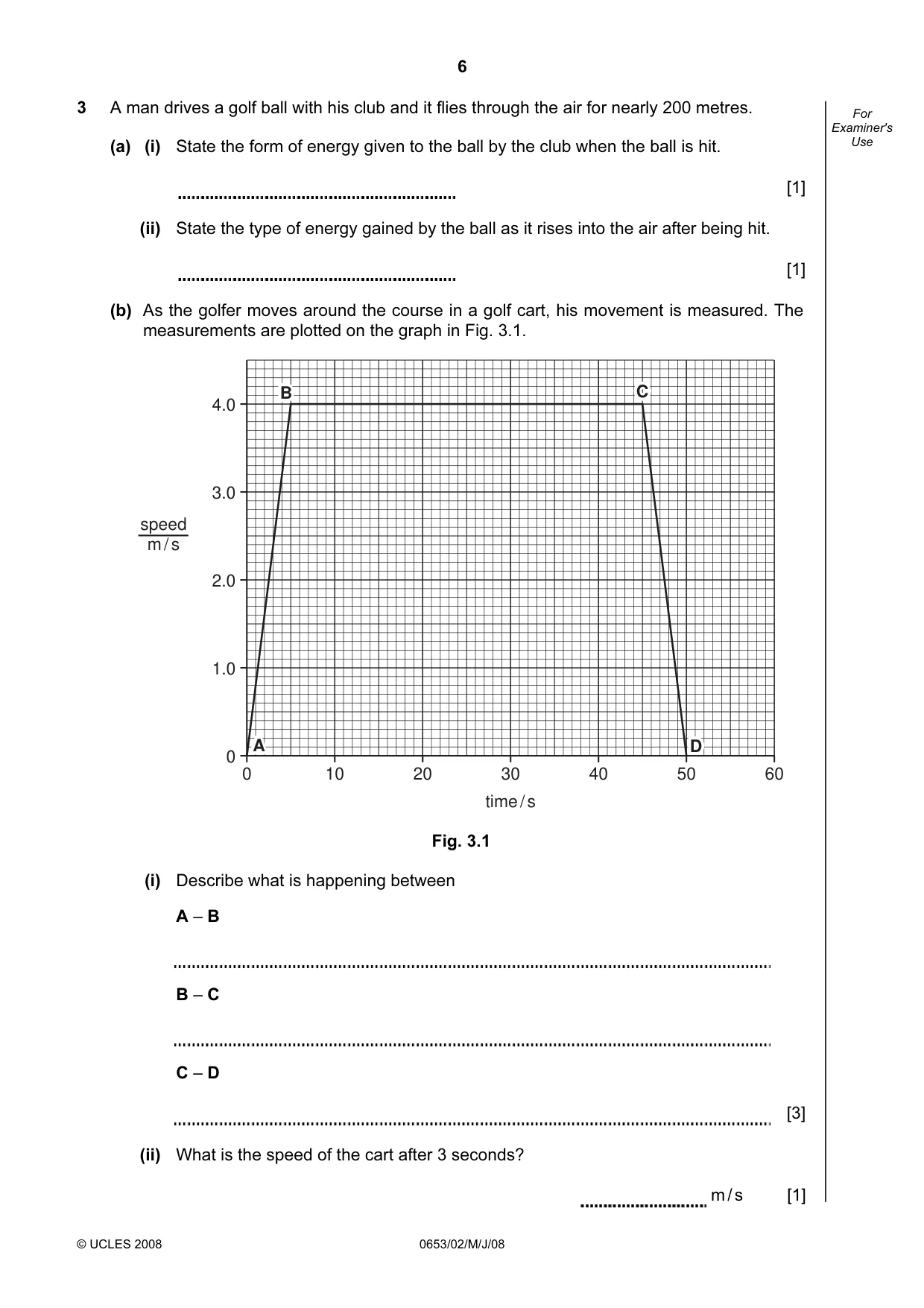 Cambridge IGCSE Science - Combined 0653 2008 May/June Paper 2 · Variant 1 question paper, page 6 of 20