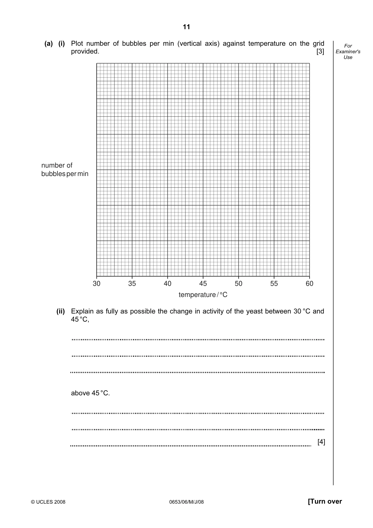 Cambridge IGCSE Science - Combined 0653 2008 May/June Paper 6 · Variant 1 question paper, page 11 of 20