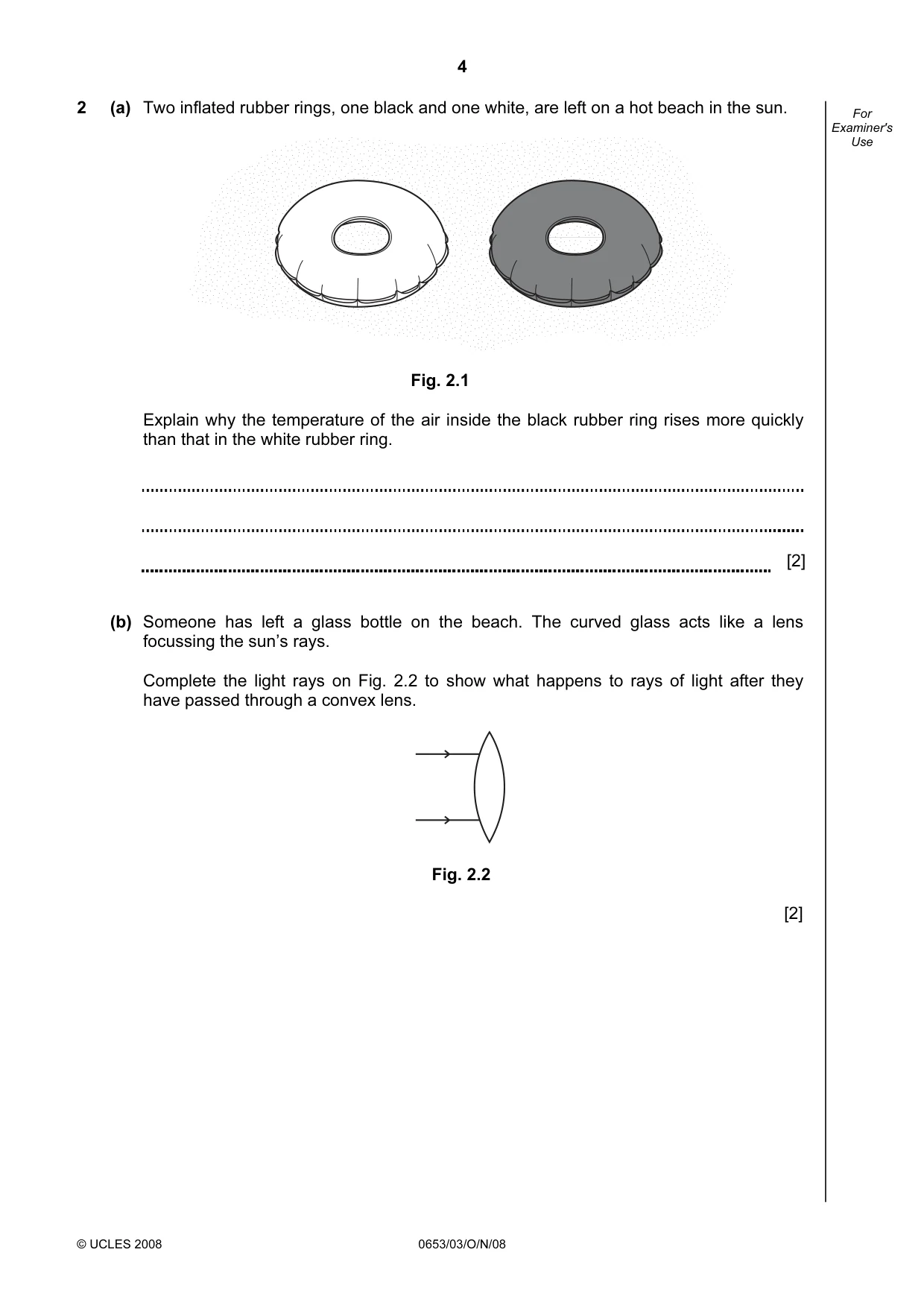 Cambridge IGCSE Science - Combined 0653 2008 Oct/Nov Paper 3 · Variant 1 question paper, page 4 of 20