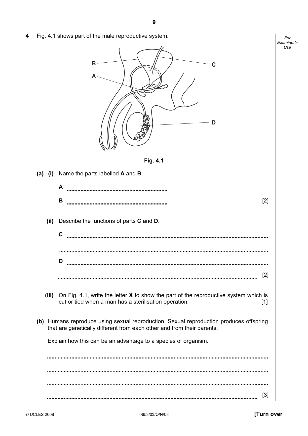 Cambridge IGCSE Science - Combined 0653 2008 Oct/Nov Paper 3 · Variant 1 question paper, page 9 of 20