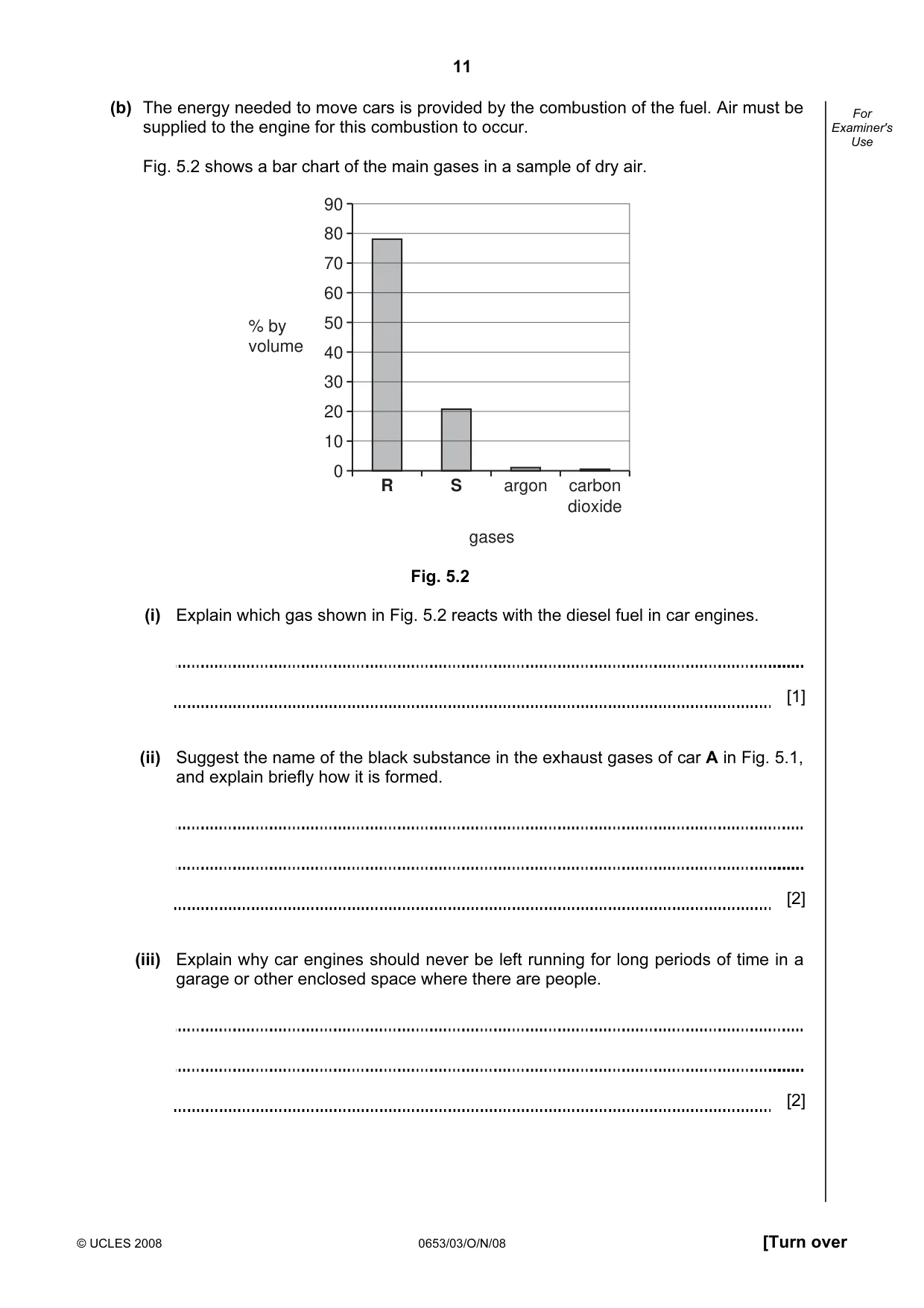 Cambridge IGCSE Science - Combined 0653 2008 Oct/Nov Paper 3 · Variant 1 question paper, page 11 of 20