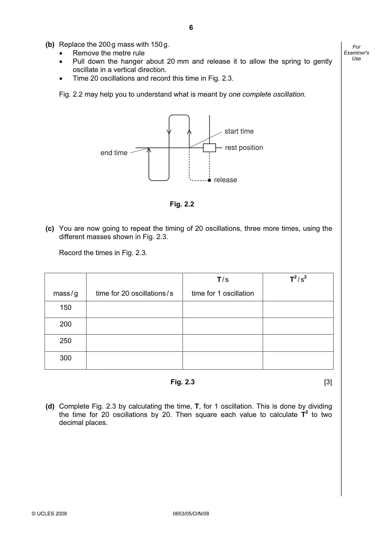 Cambridge IGCSE Science - Combined 0653 2008 Oct/Nov Paper 5 · Variant 1 question paper, page 6 of 12