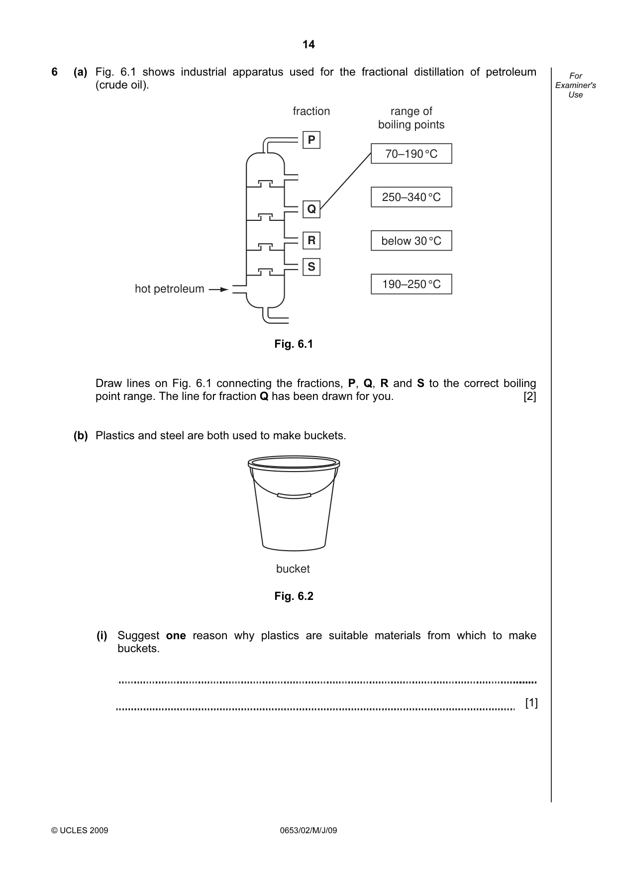 Cambridge IGCSE Science - Combined 0653 2009 May/June Paper 2 · Variant 1 question paper, page 14 of 24