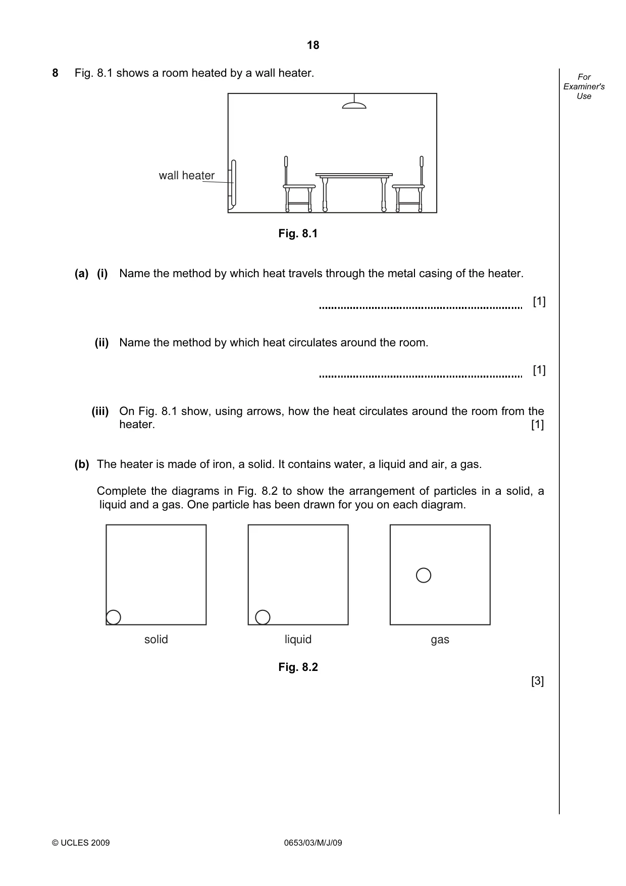 Cambridge IGCSE Science - Combined 0653 2009 May/June Paper 3 · Variant 1 question paper, page 18 of 24