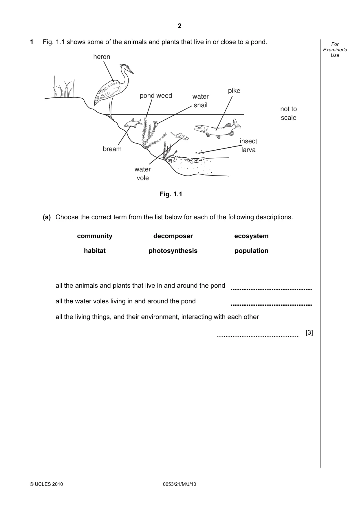Cambridge IGCSE Science - Combined 0653 2010 May/June Paper 2 · Variant 1 question paper, page 2 of 24
