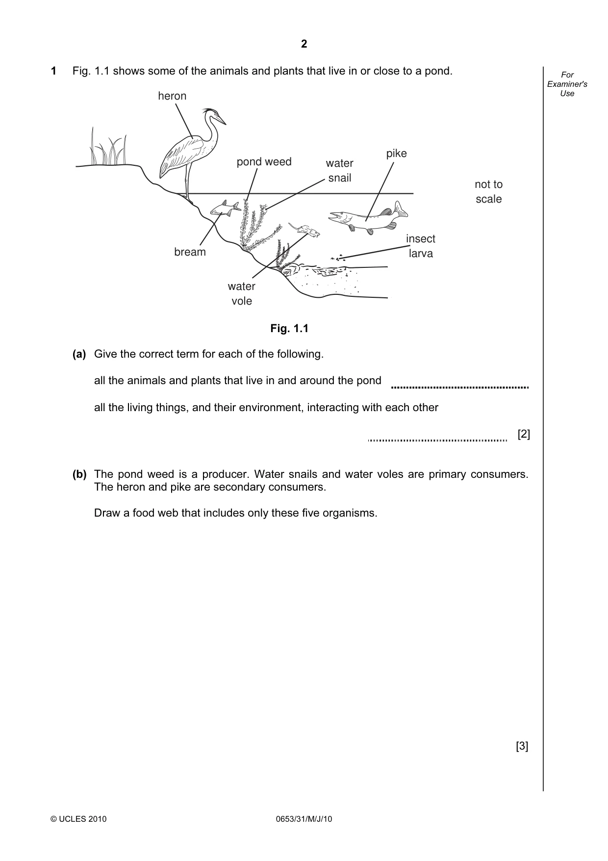 Cambridge IGCSE Science - Combined 0653 2010 May/June Paper 3 · Variant 1 question paper, page 2 of 24